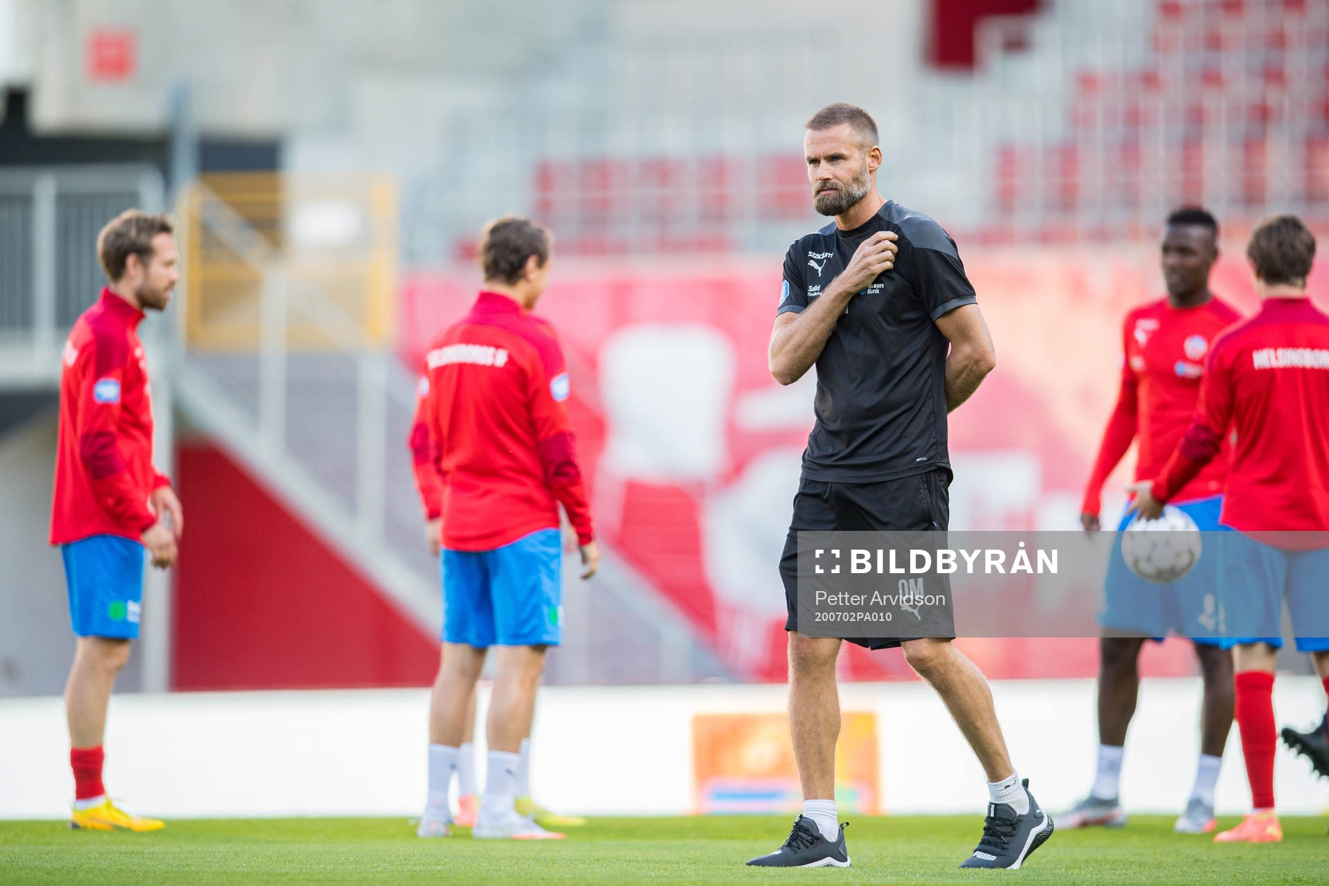 Helsingborgs tränare Olof Mellberg