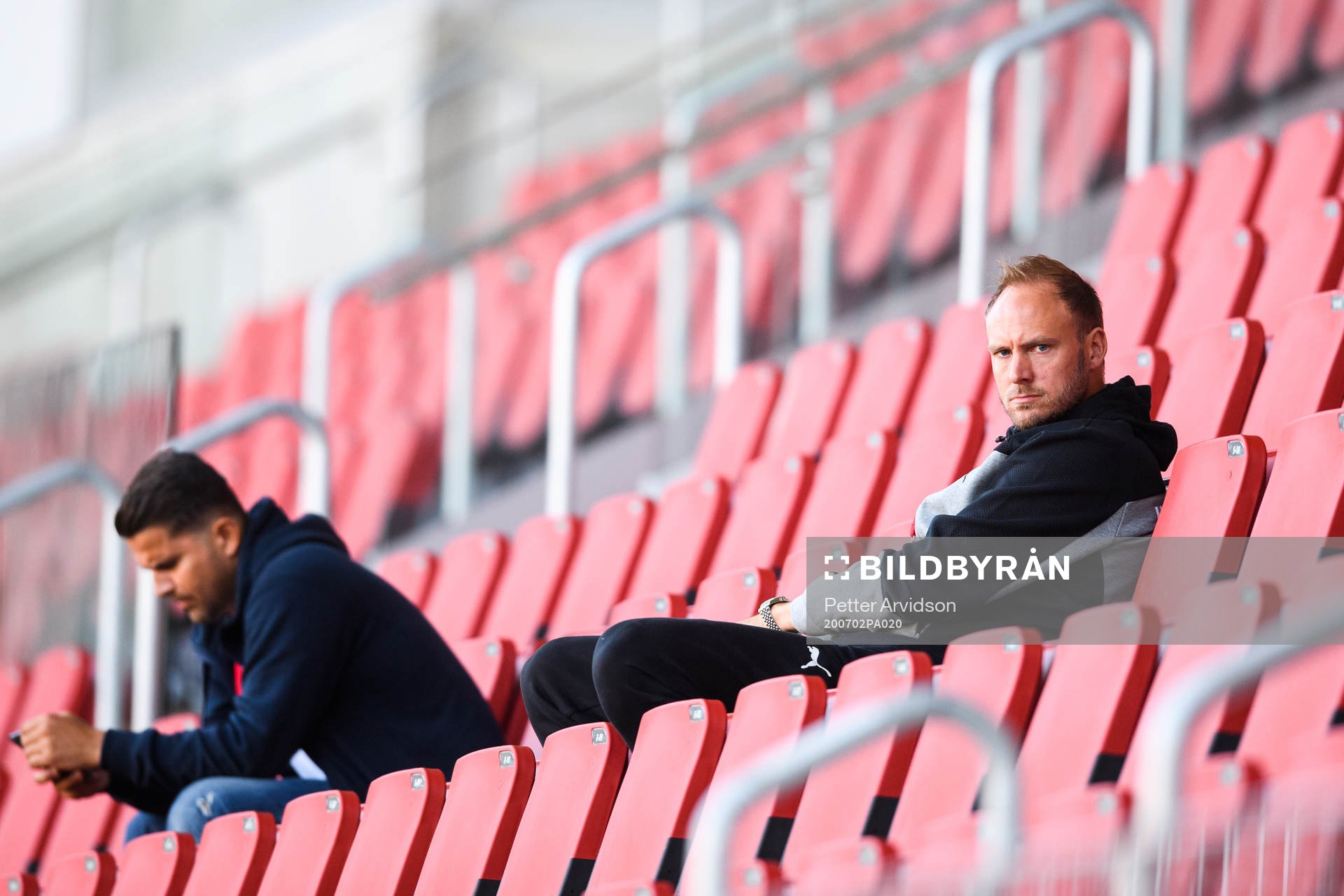 Helsingborgs Andreas Granqvist på läktarplats