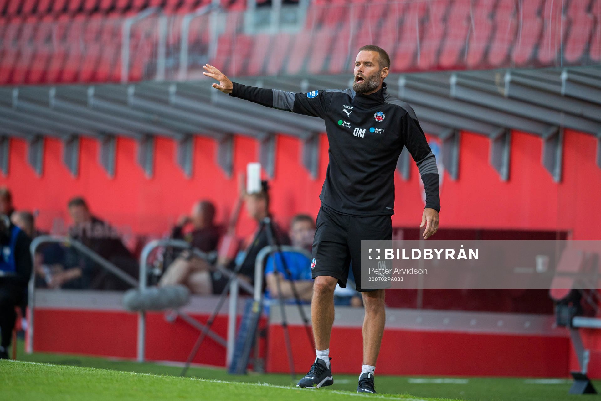 Helsingborgs tränare Olof Mellberg