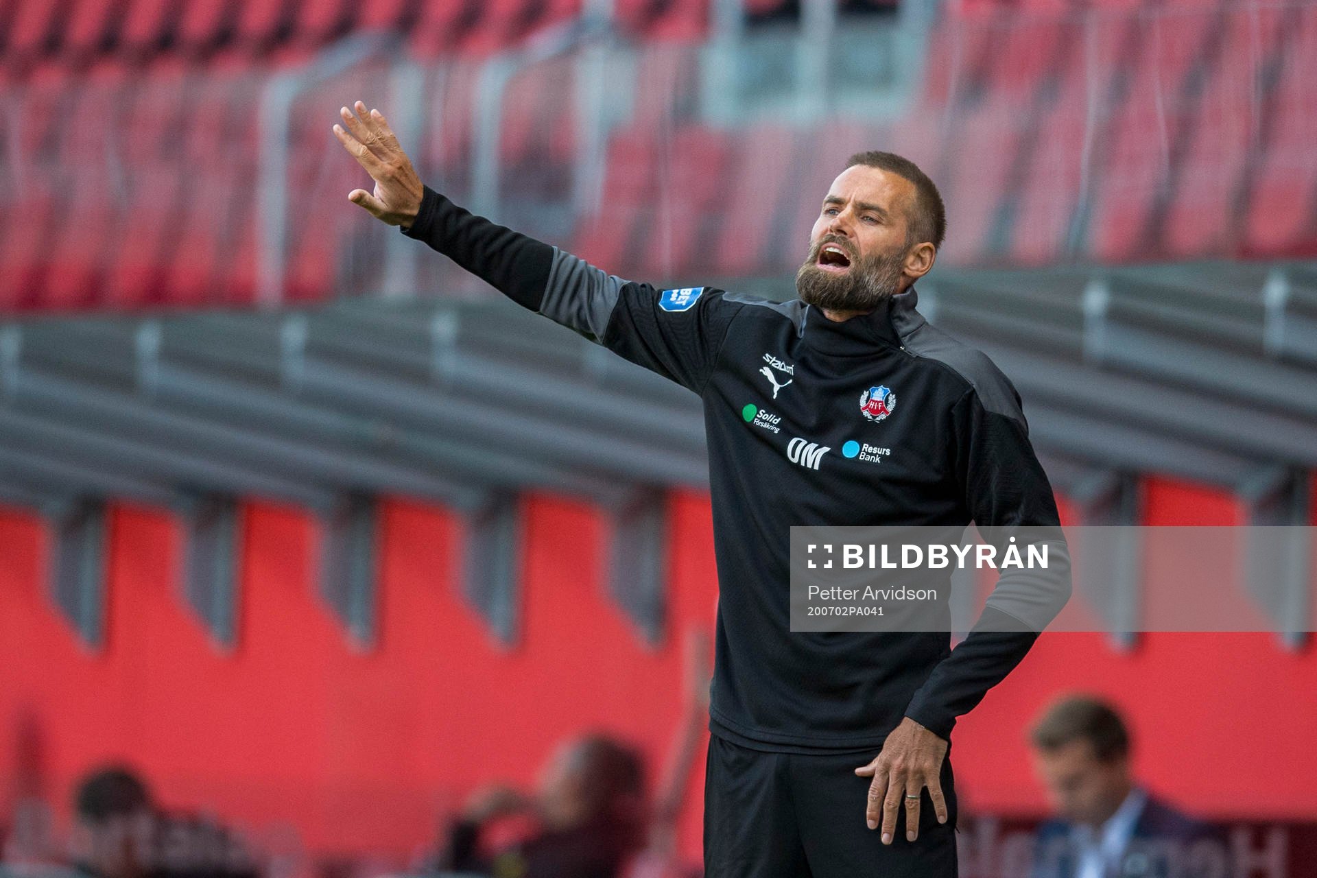 Helsingborgs tränare Olof Mellberg