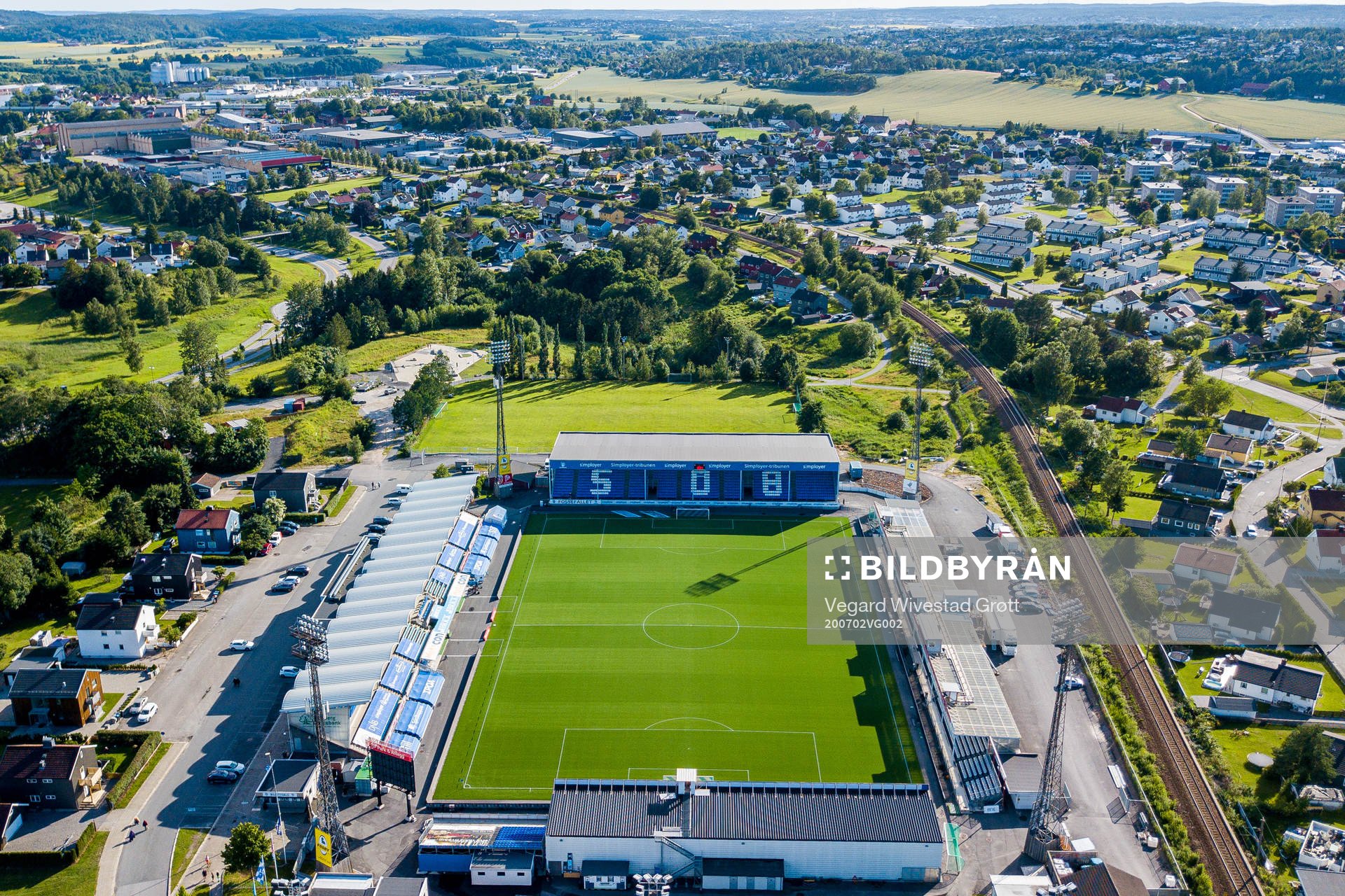 General view of Sarpsborg stadion