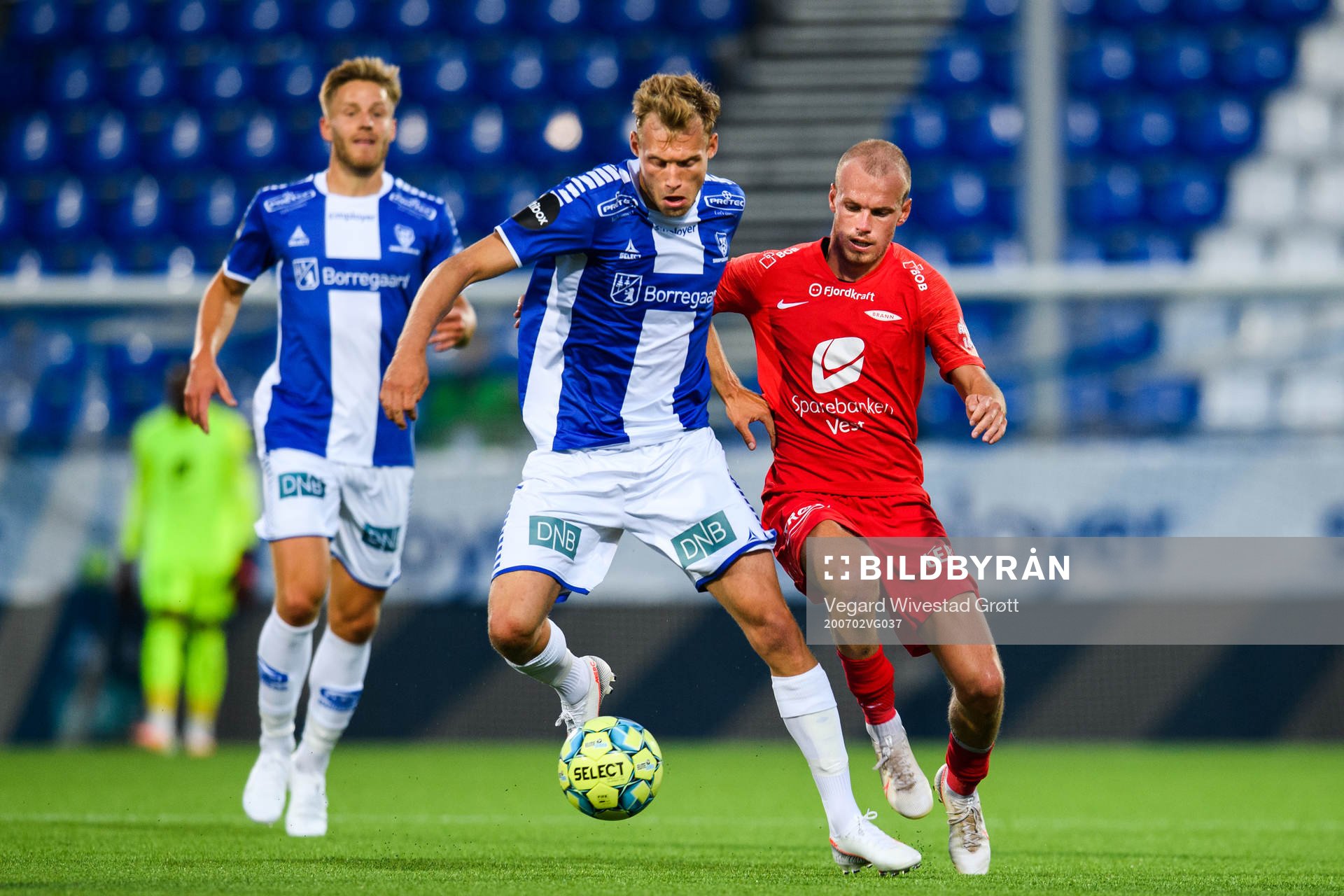 Jonathan Lindseth of Sarpsborg and Petter Strand of Brann