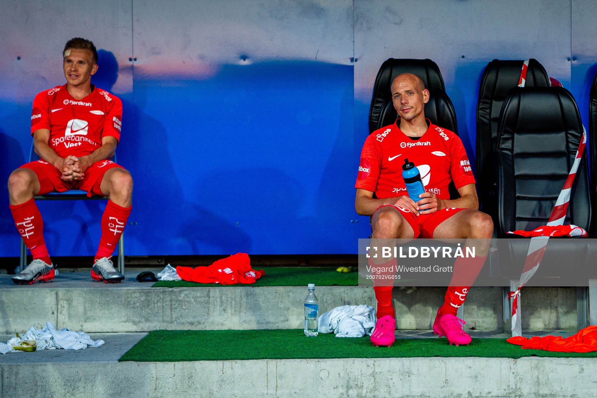 Taijo Teniste and Ruben Kristiansen of Brann