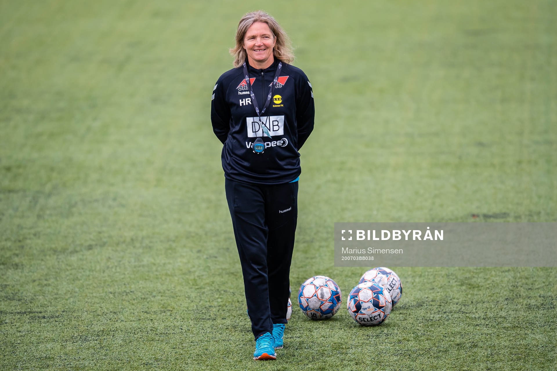 Hege Riise, head coach of LSK Kvinner, 