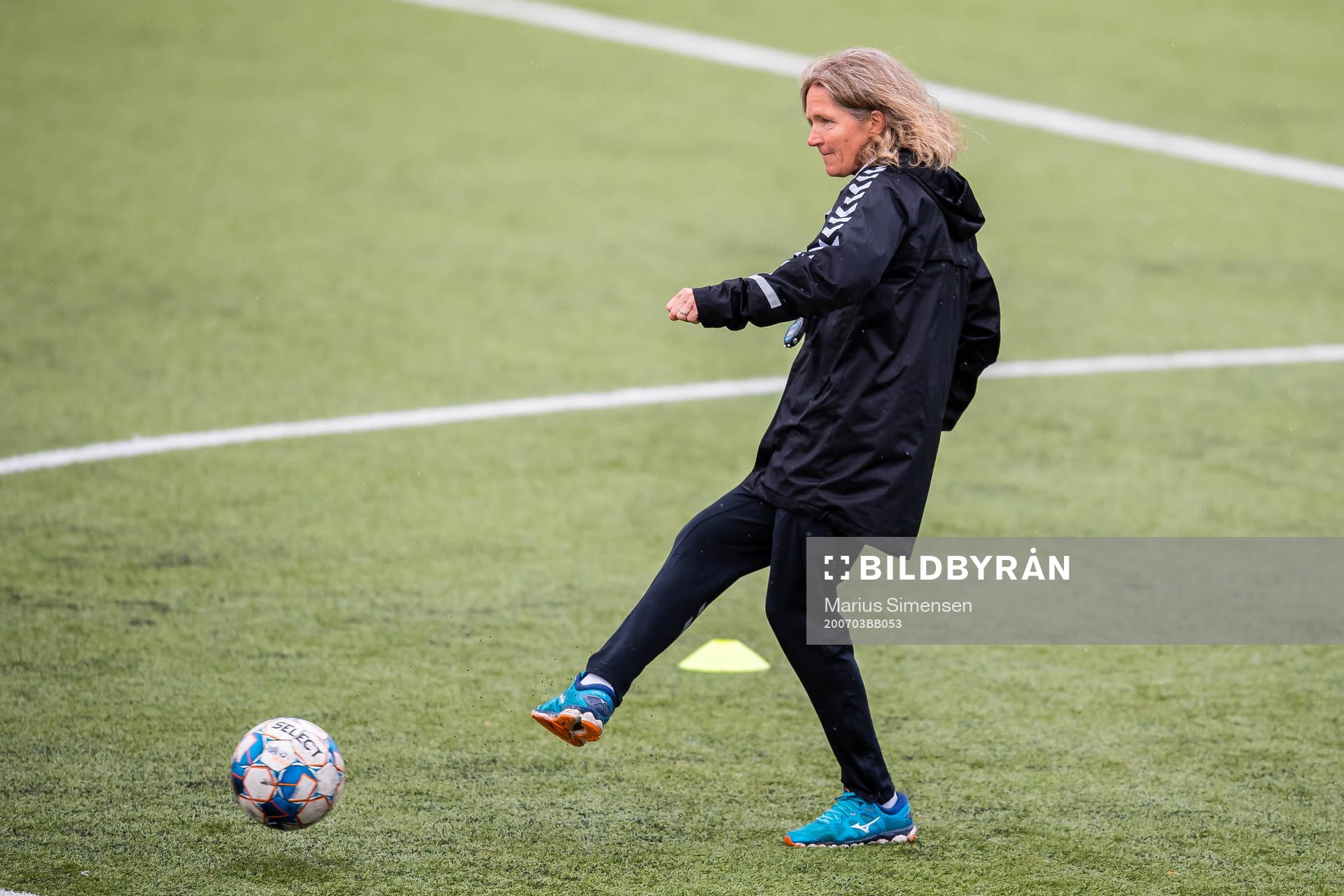 Hege Riise, head coach of LSK Kvinner, 