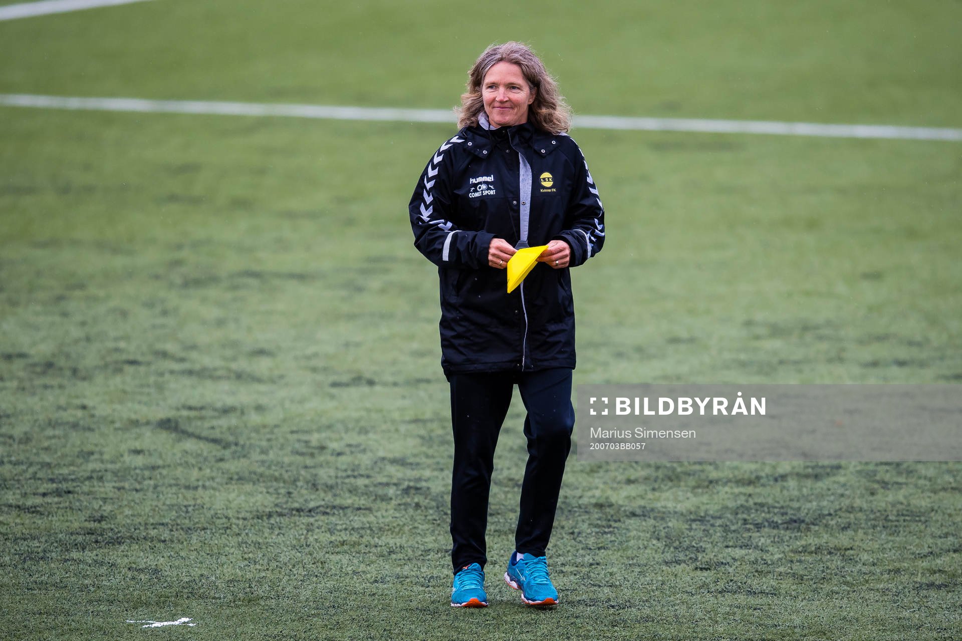 Hege Riise, head coach of LSK Kvinner, 