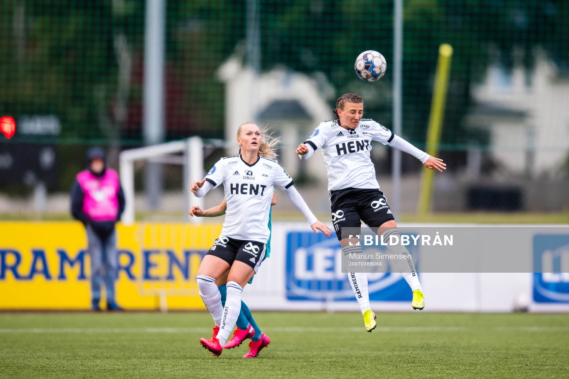 Marit Clausen and Siw Døvle of Rosenborg