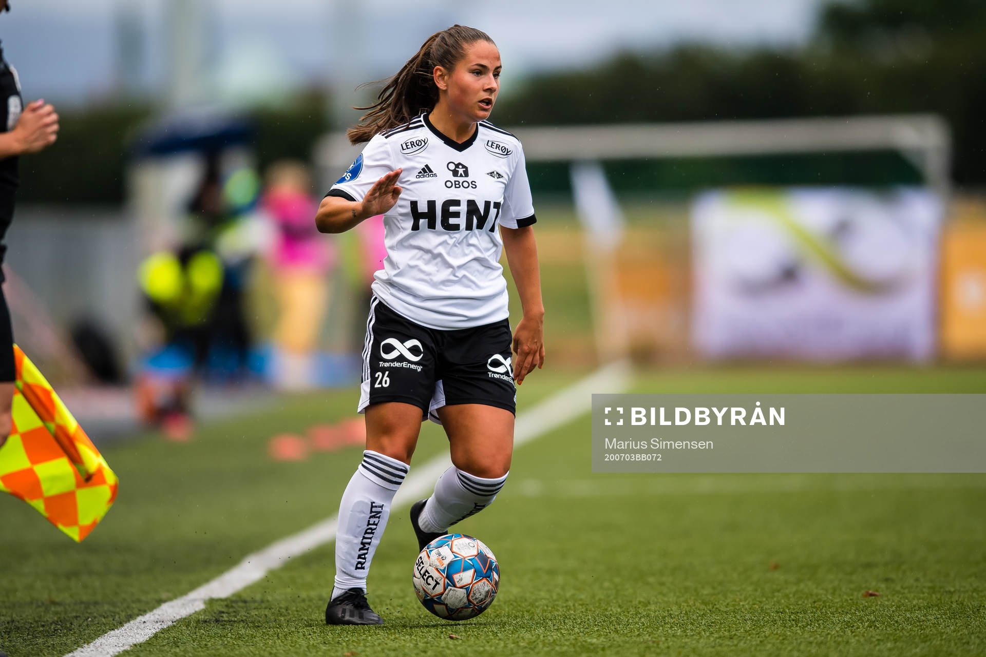 Marita Olsen of Rosenborg during the Toppserien football match between Rosenborg and LSK Kvinner on July 3, 2020 in Trondheim.
