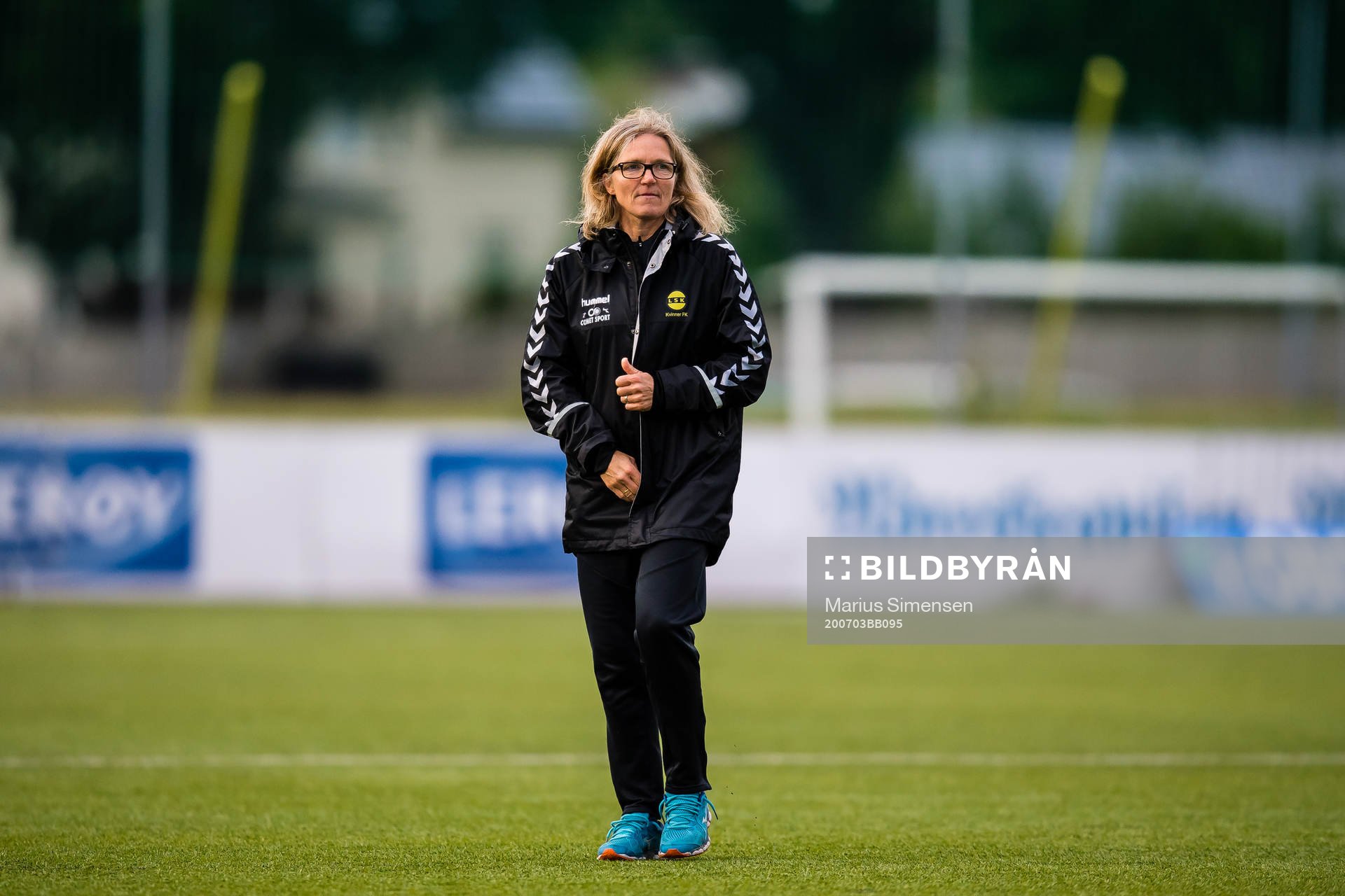 Hege Riise, head coach of LSK Kvinner, 