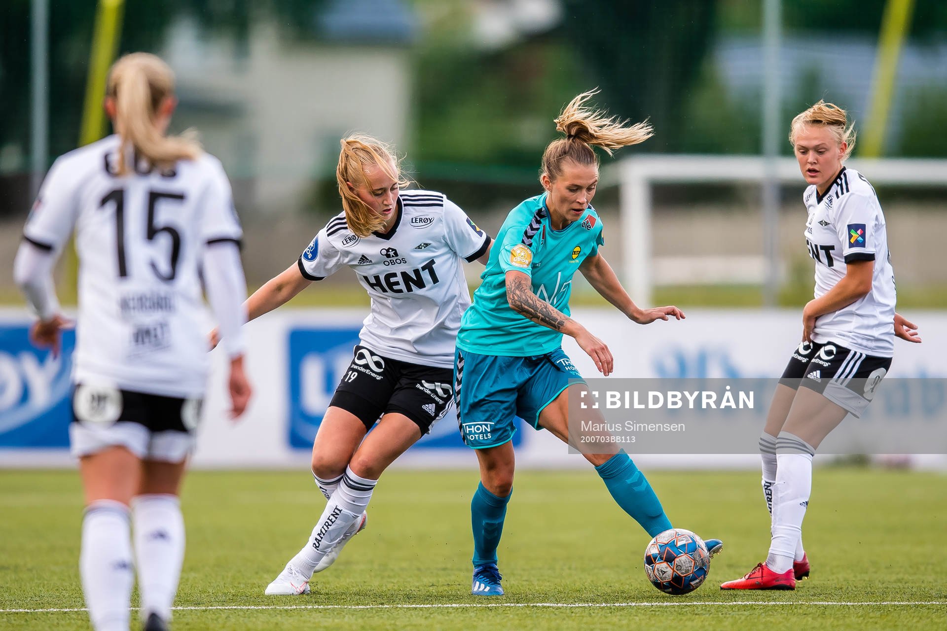 Emilie Bragstad of Rosenborg and Mimmi Matilda Löfwenius
