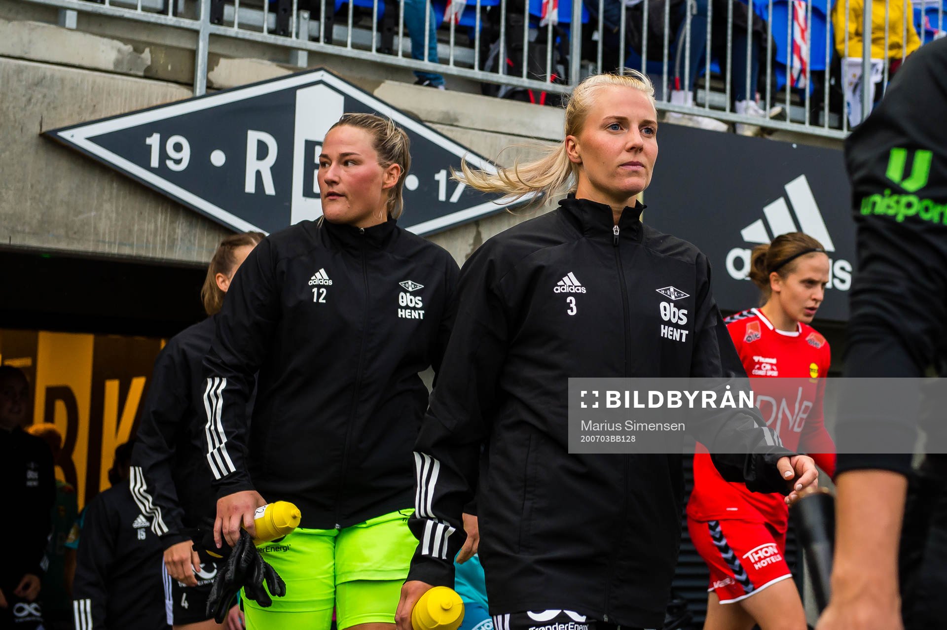 Kristine Nøstmo and Mali Lilleås Næss of Rosenborg