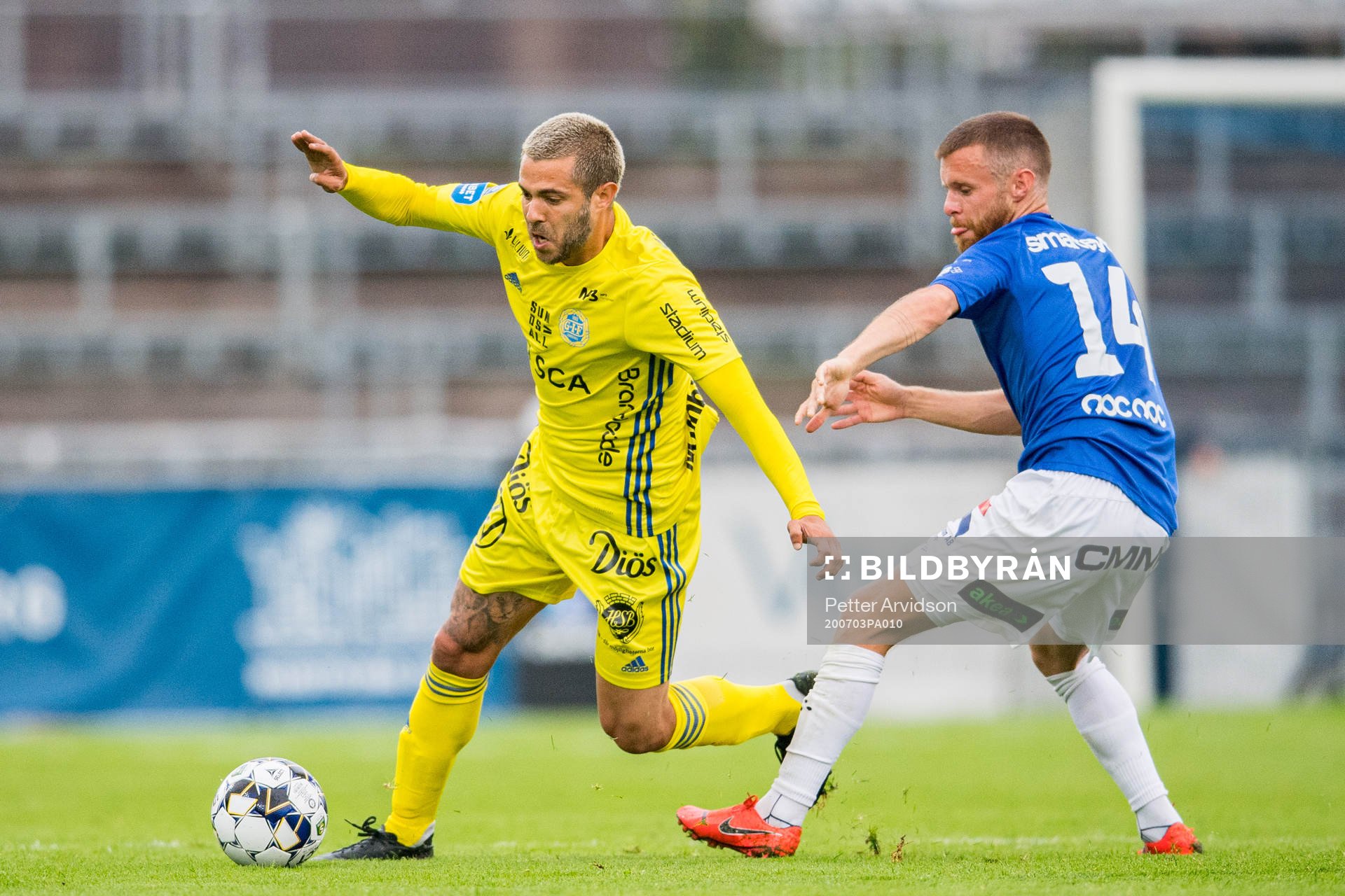 Sundsvalls Juan José Ciercoles Sagra och Trelleborgs Måns