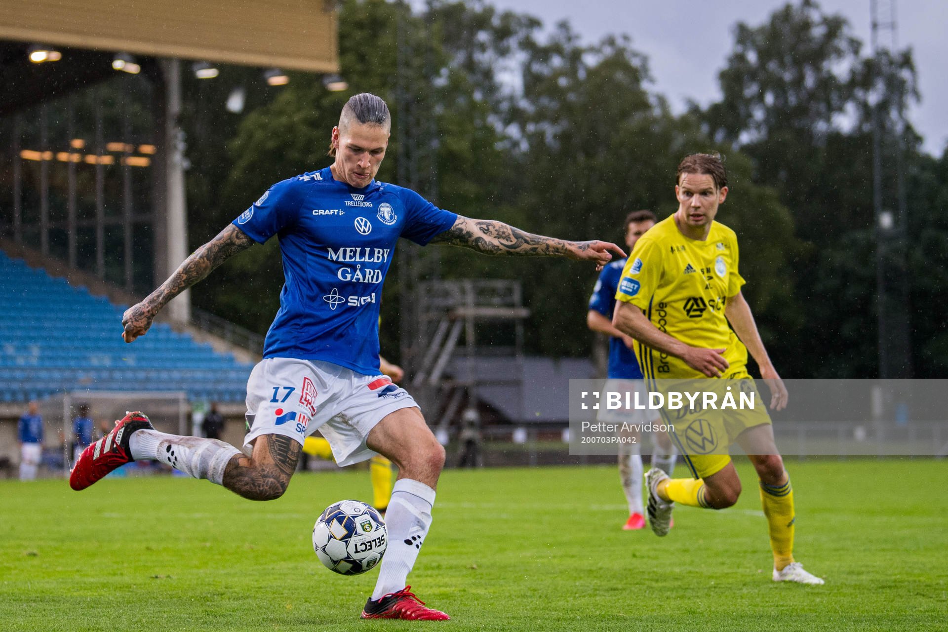 Trelleborgs Isak Jönsson och Sundsvalls Johan Blomberg