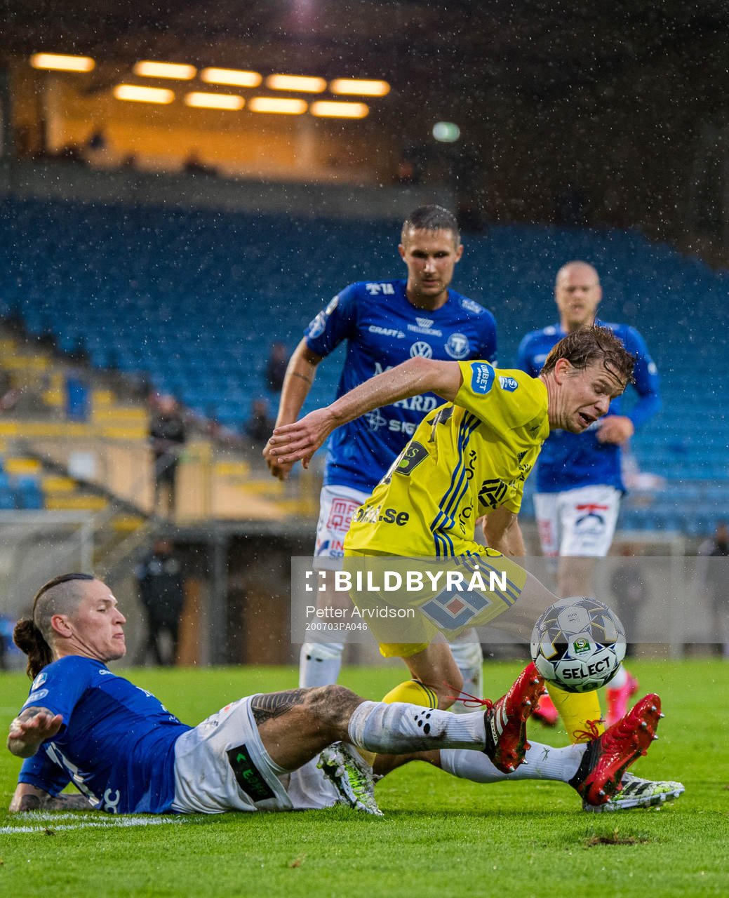 Trelleborgs Isak Jönsson och Sundsvalls Johan Blomberg