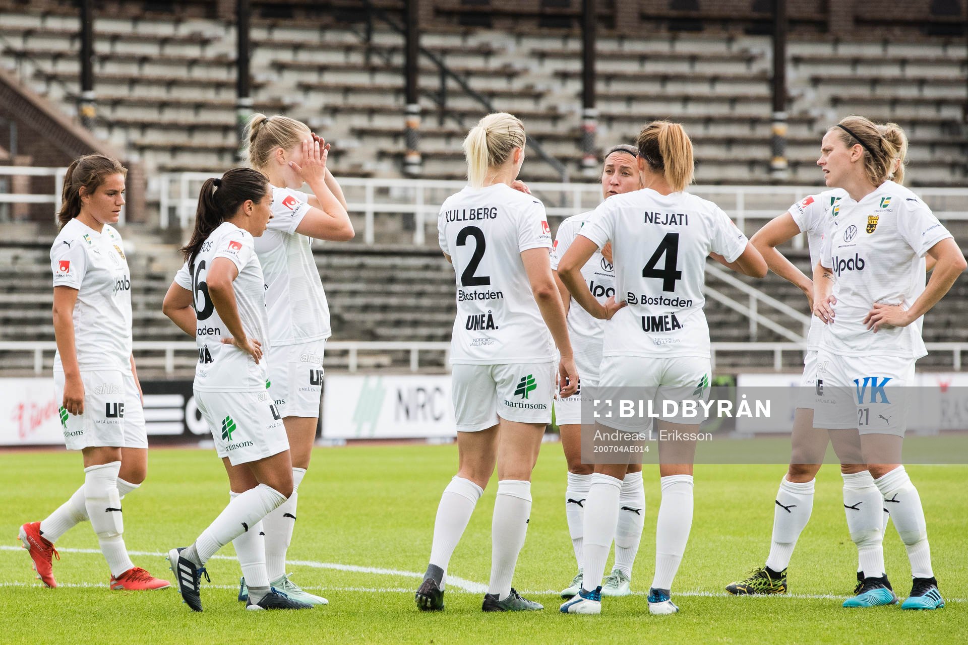 Umeås spelare deppar
