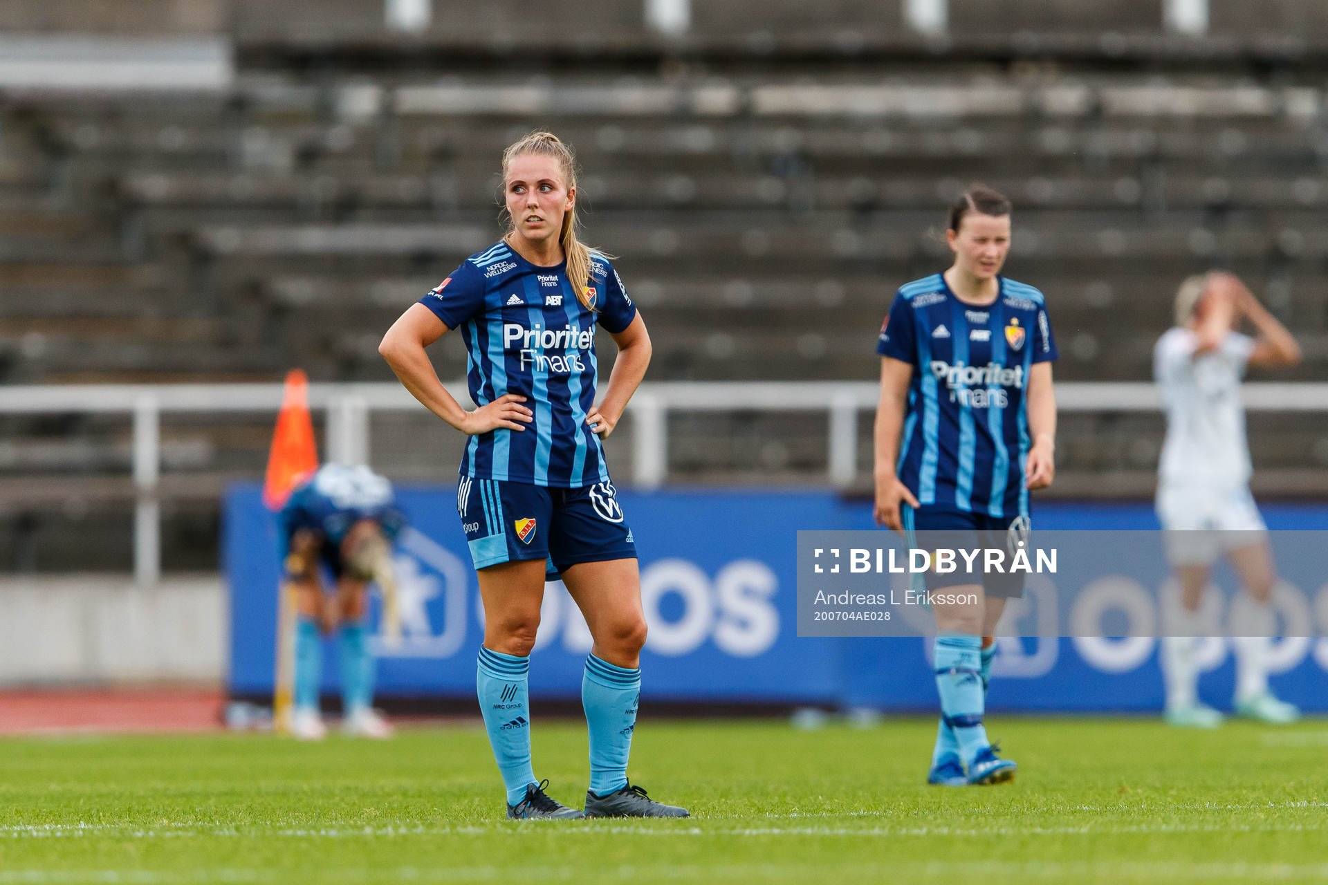 Djurgårdens Gudrun Arnadottir deppar