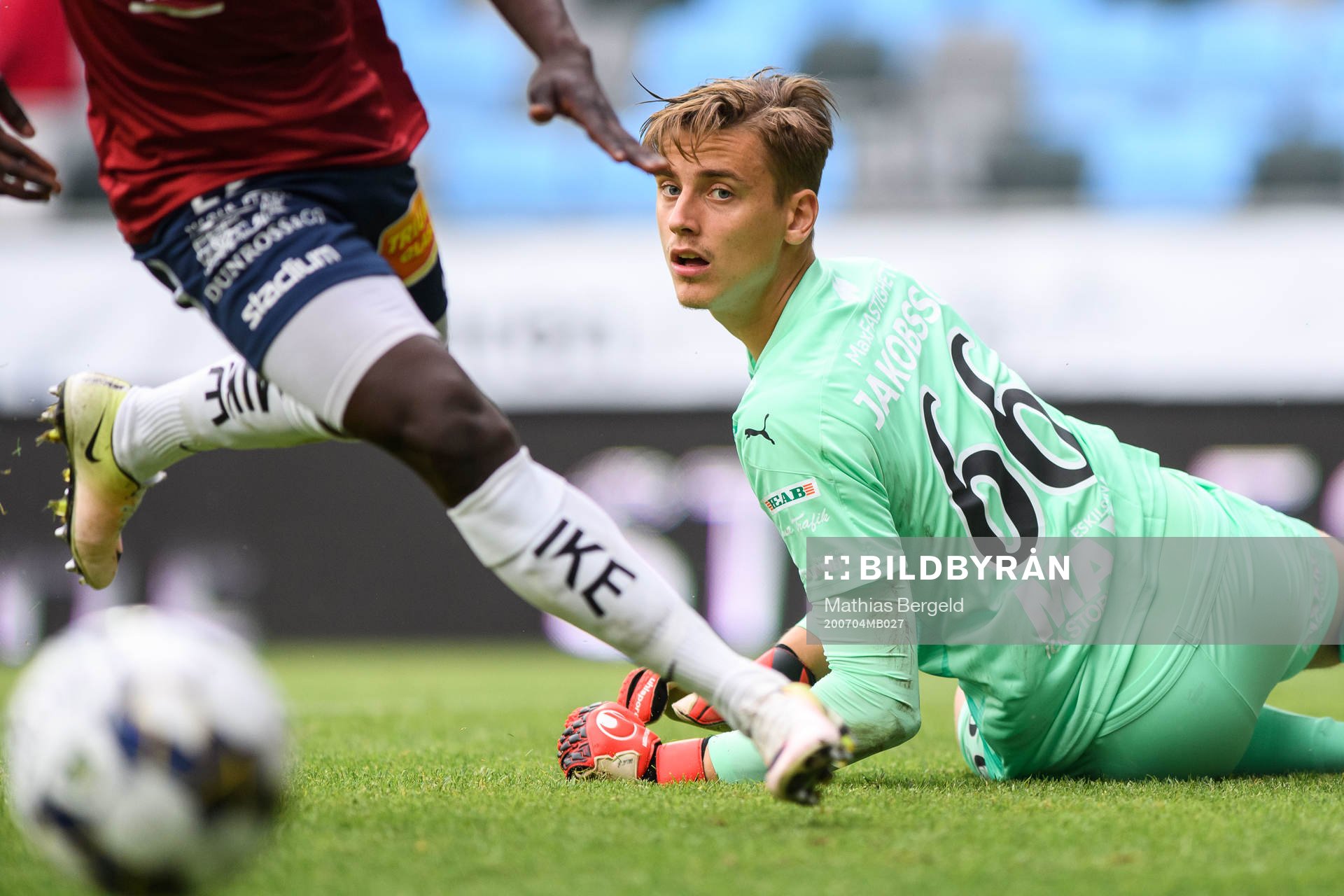 AFC Eskilstunas målvakt Wille Jakobsson