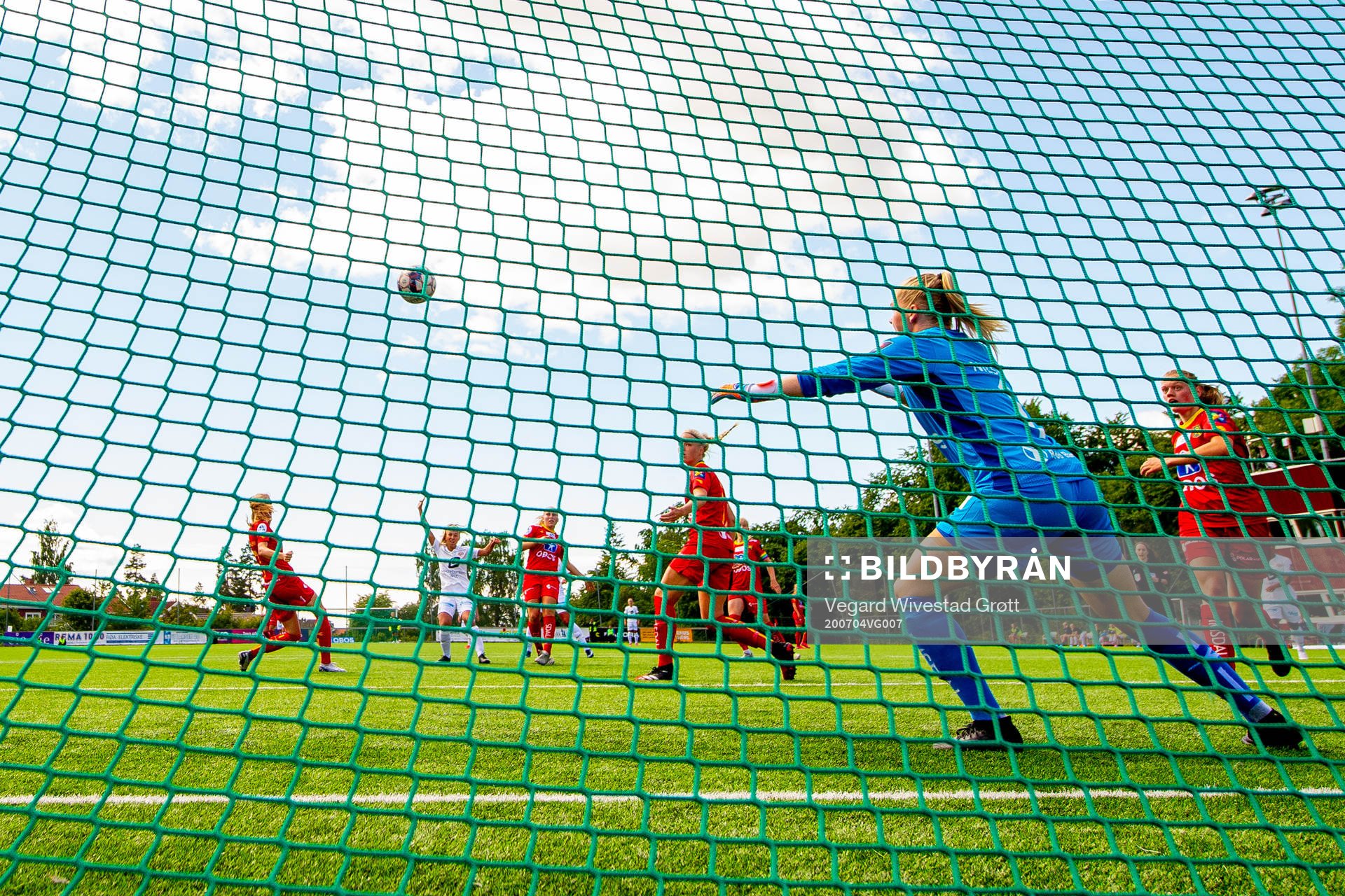 during the Toppserien football match between Røa and