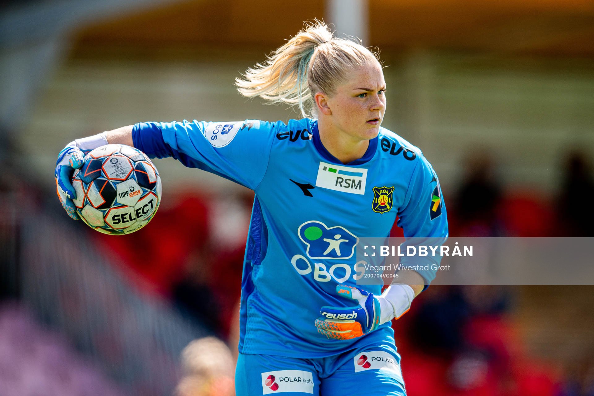 Goalkeeper Linn-Mari Nilsen of Røa