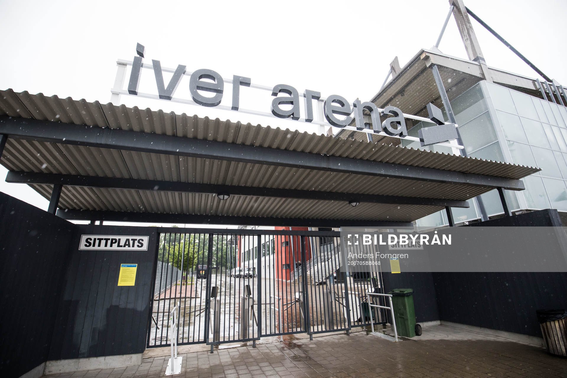 Iver Arena innan fotbollsmatchen i Superettan  mellan