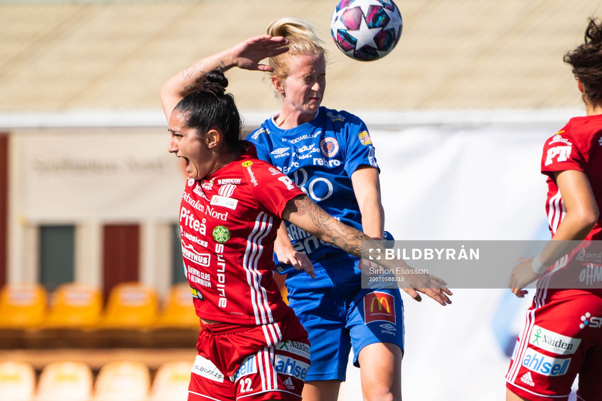 Piteås Fernanda Da Silva och Örebros Emma Östlund