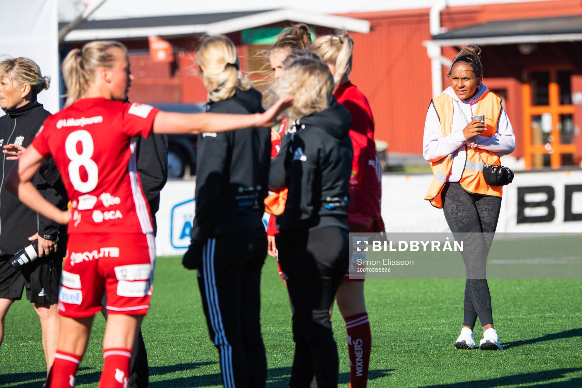 Madelen Janogy efter fotbollsmatchen i Damallsvenskan mellan Piteå och Örebro den 5 juli 2020 i Piteå.