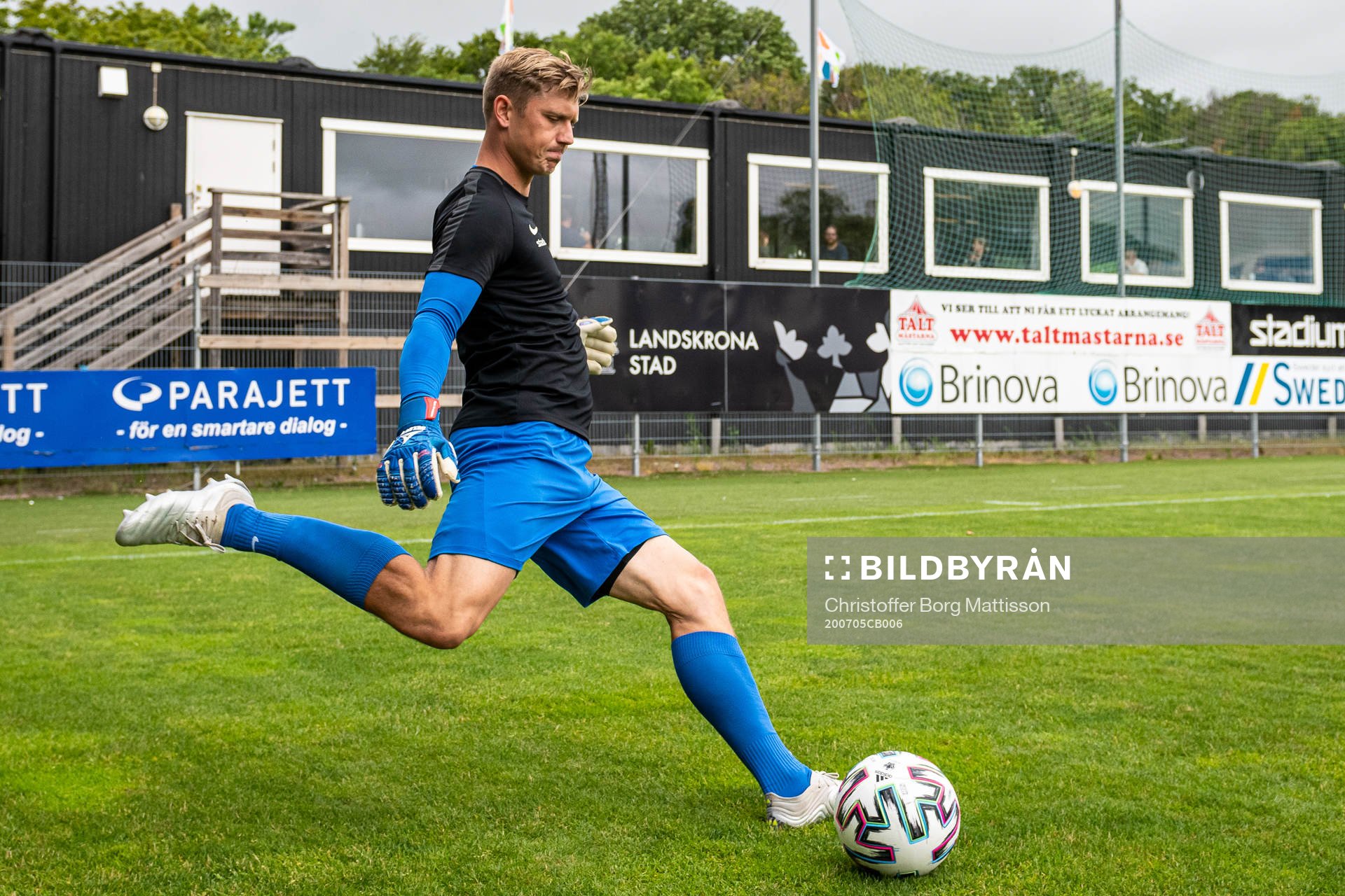 Landskronas målvakt Philip Mårtensson