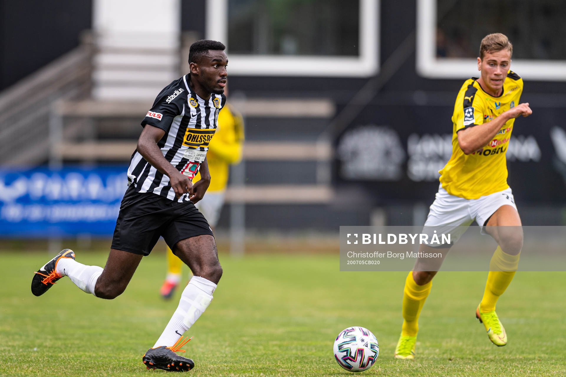 Landskronas Patrick Nwadike och Lunds Jakob Ottosson