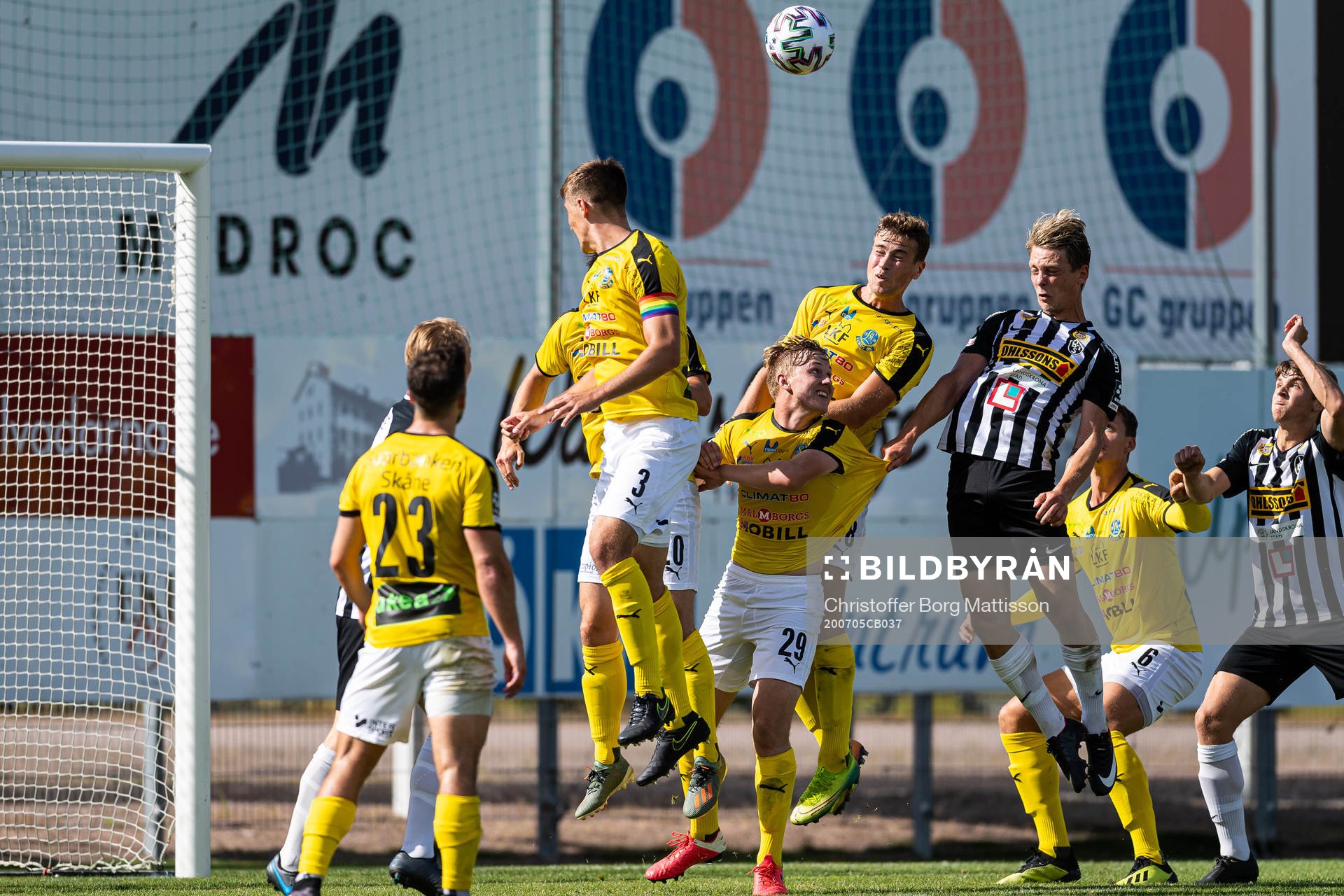 Nickduell mellan Lunds Jakob Ottosson och Landskronas Robin