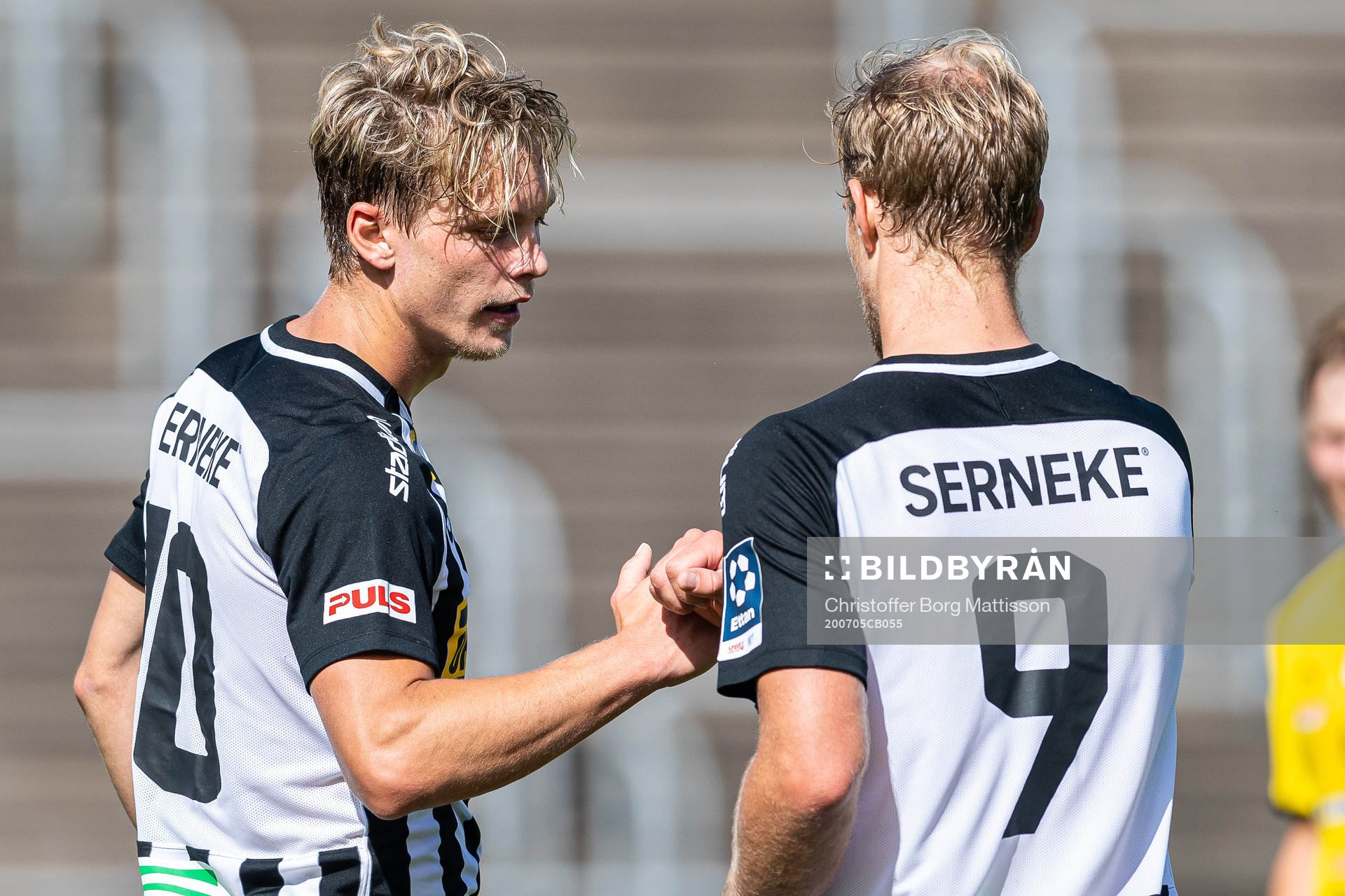 Landskronas Robin Hofsö och Linus Olsson