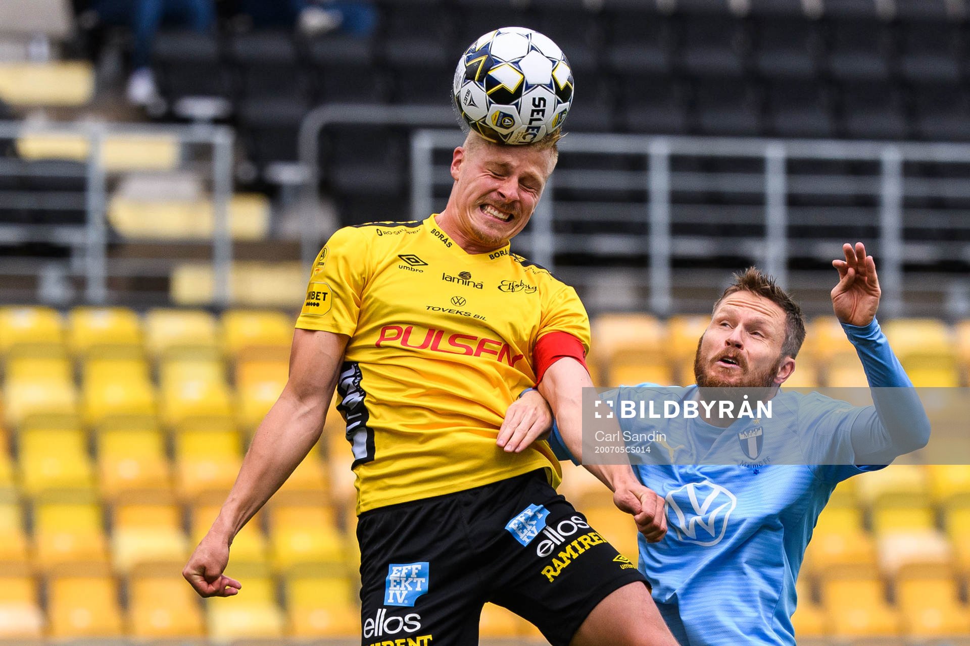 Elfsborgs Per Frick och Malmö FFs Lasse Nielsen