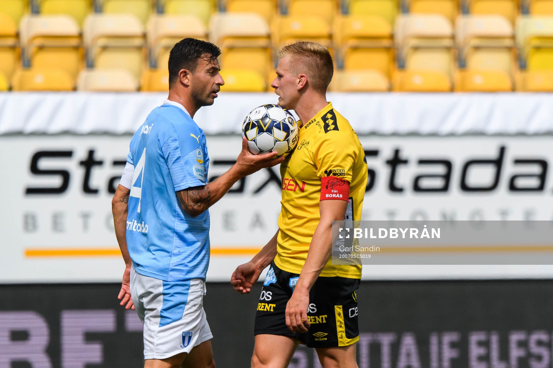 Malmö FFs Behrang Safari och Elfsborgs Per Frick