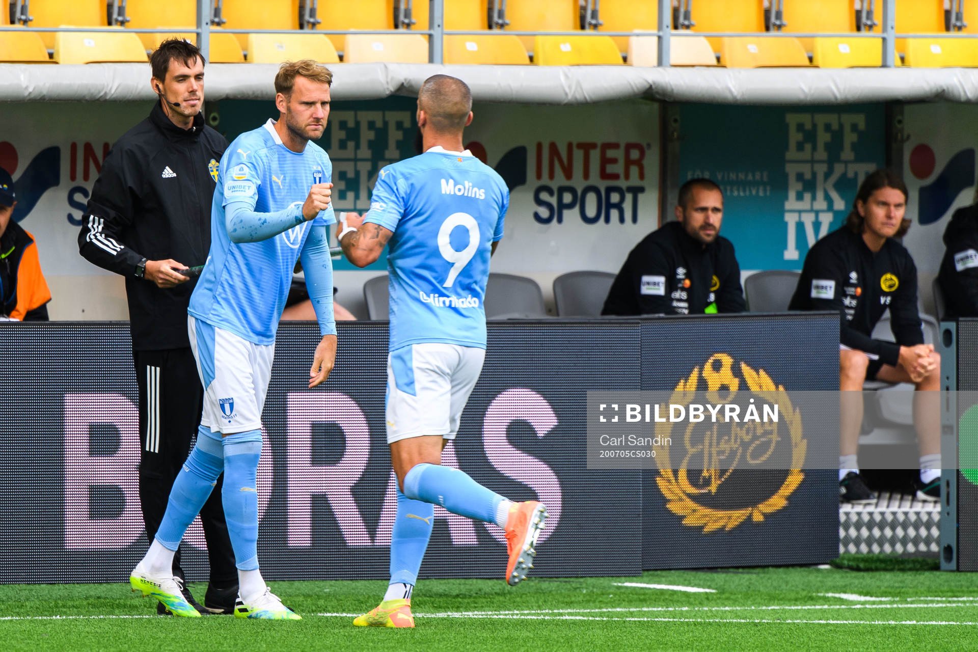 Malmö FFs Ola Toivonen byter med Guillermo Molins