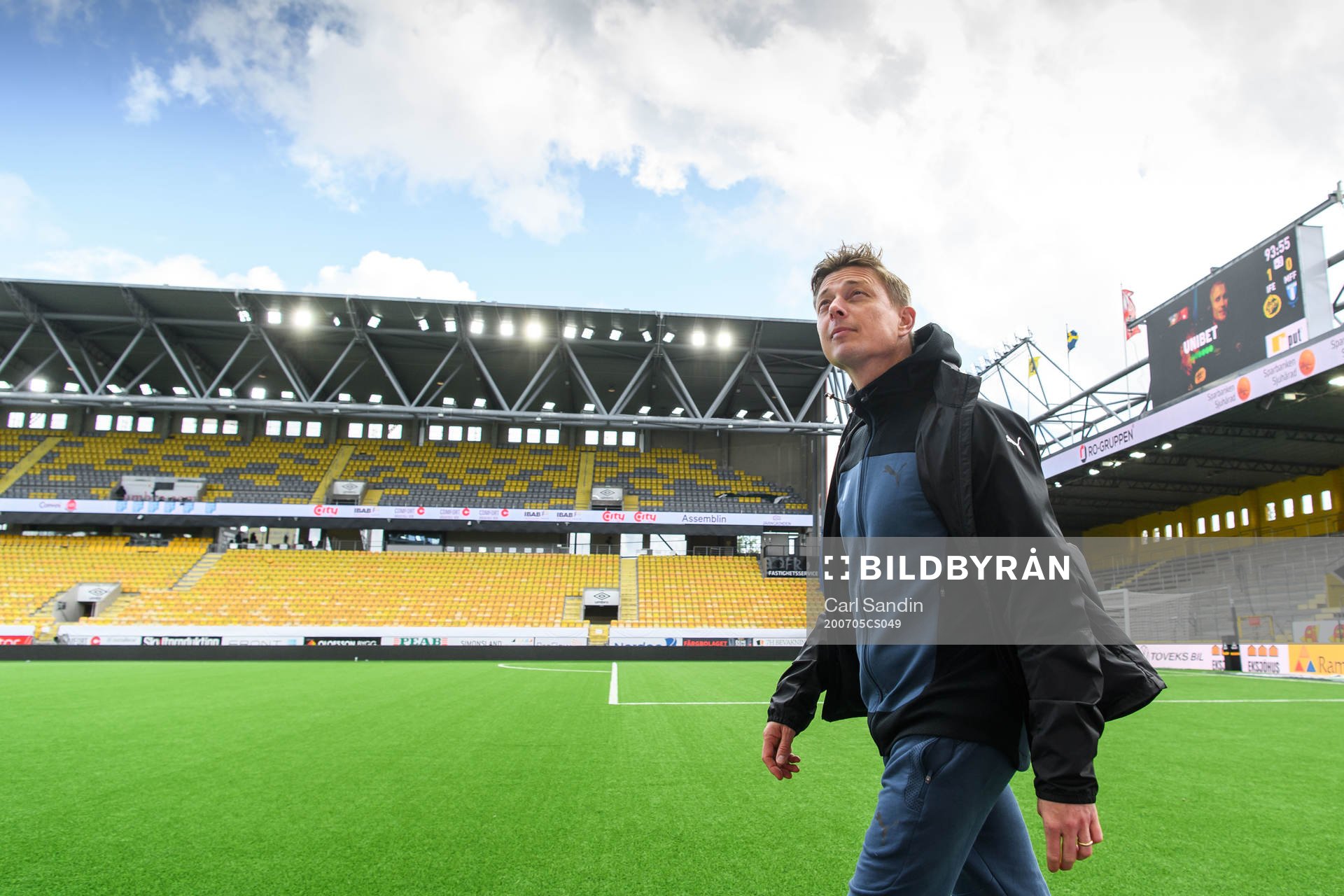 Malmö FFs tränare Jon Dahl Tomasson efter fotbollsmatchen i Allsvenskan mellan Elfsborg och Malmö FF den 5 juli 2020 i Borås.