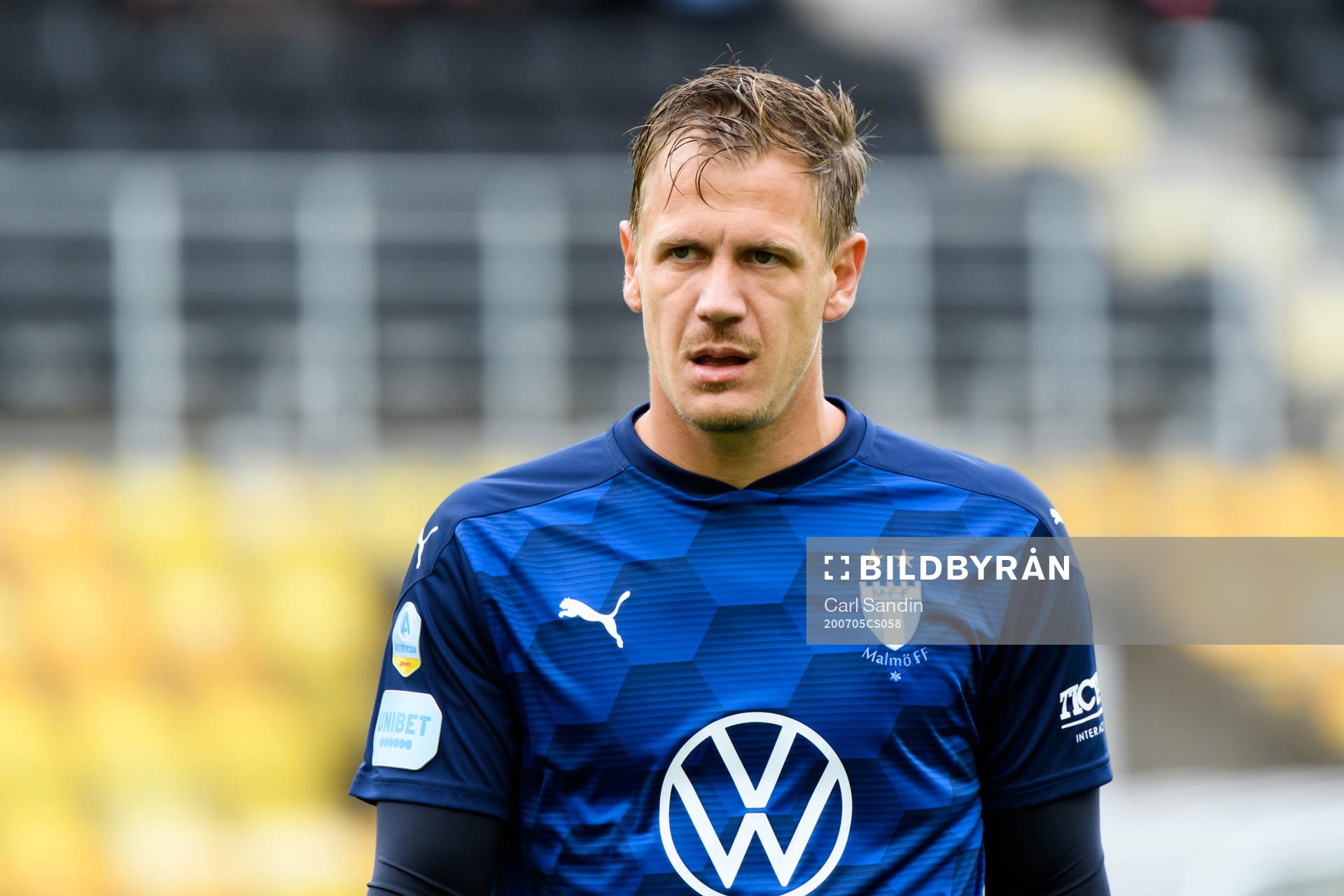 Malmö FFs målvakt Johan Dahlin