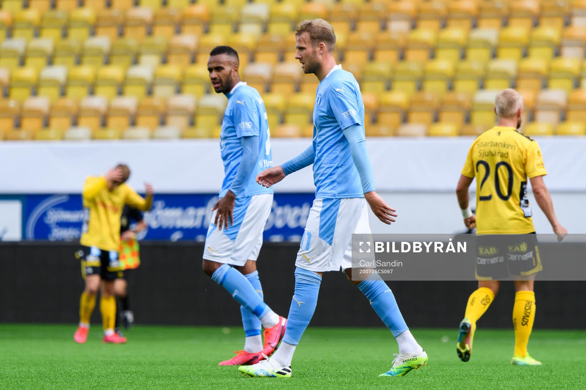 Malmö FFs Isaac Kiese Thelin och Ola Toivonen