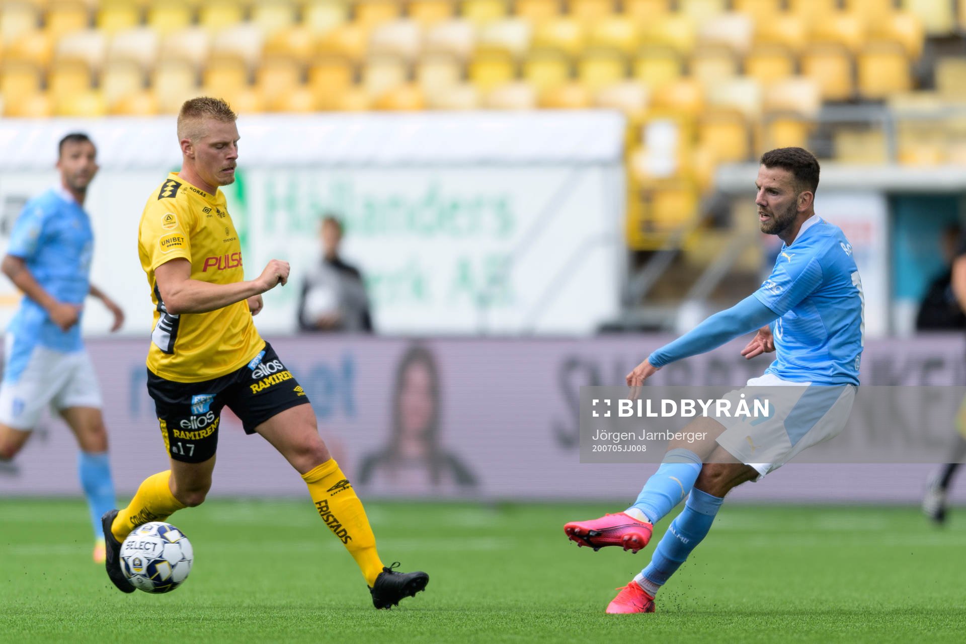 Malmö FFs Magnus Wolff Eikrem och Elfsborgs Per Frick