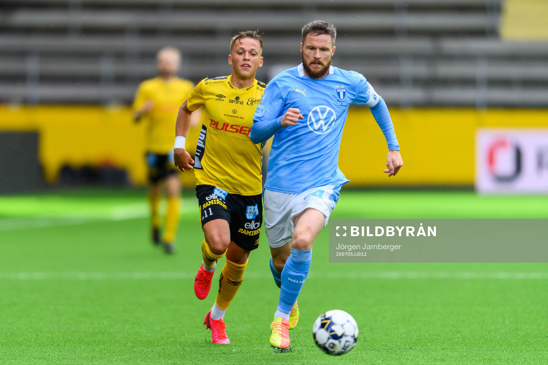 Malmö FFs Lasse Nielsen och Elfsborgs Johan Larsson