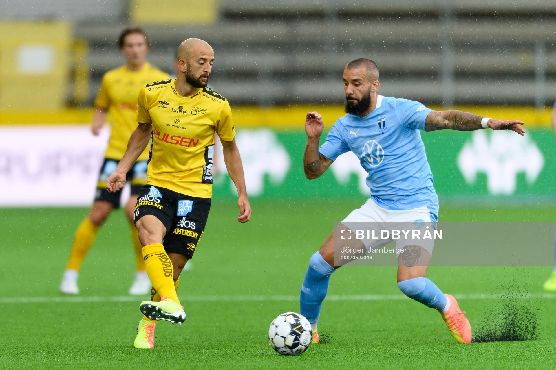 Elfsborgs Robert Gojani och Malmö FFs Guillermo Molins