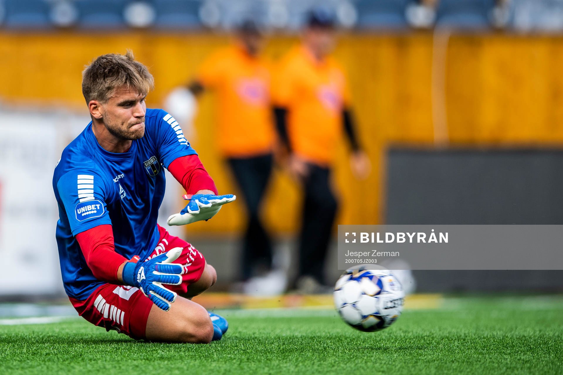 Sirius målvakt Lukas Jonsson