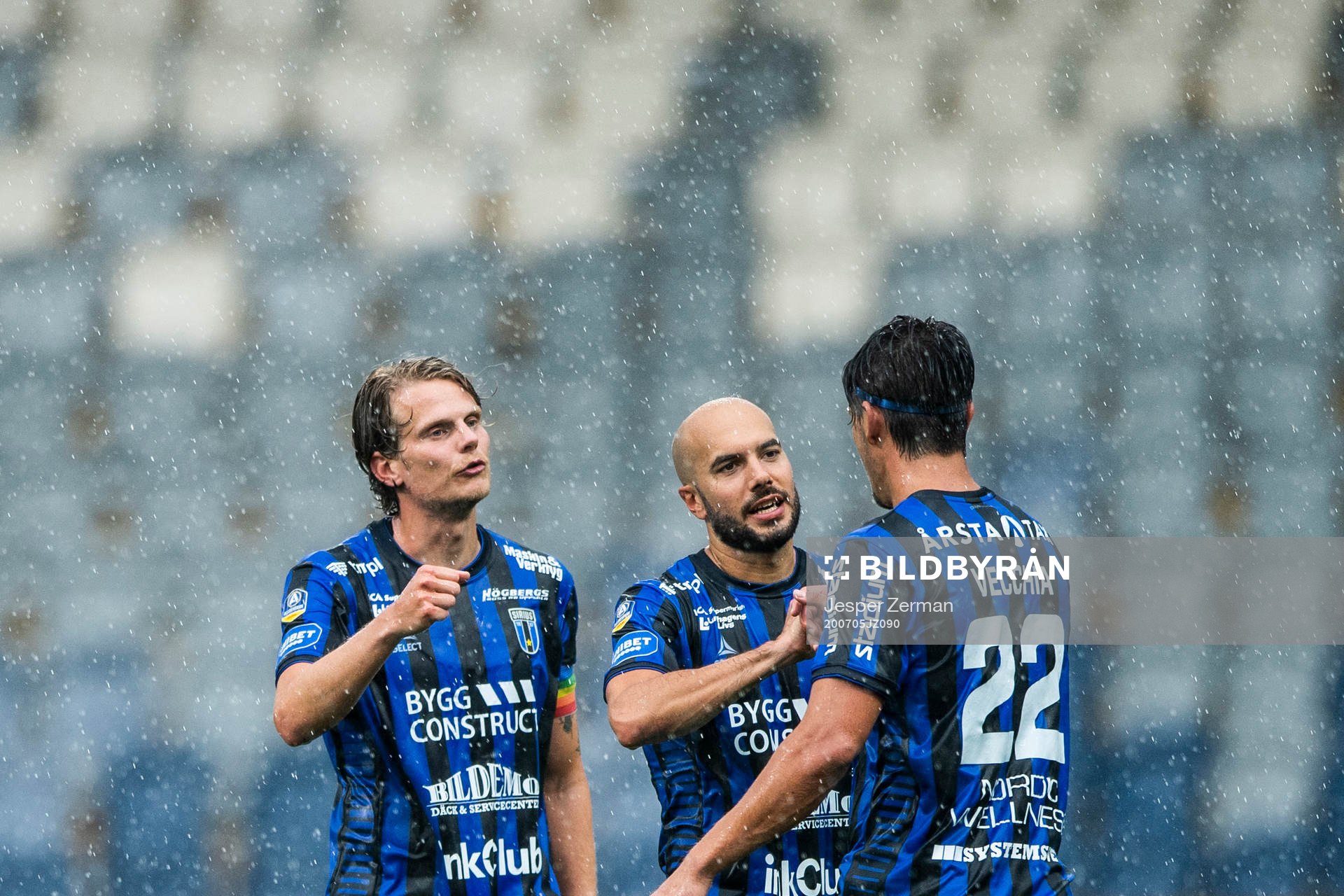 Sirius Axel Björnström, Karl Larson och Stefano Vecchia