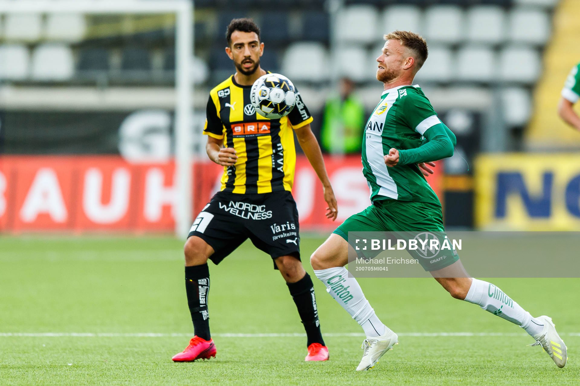 Häckens Daleho Irandust och Hammarbys Dennis Widgren