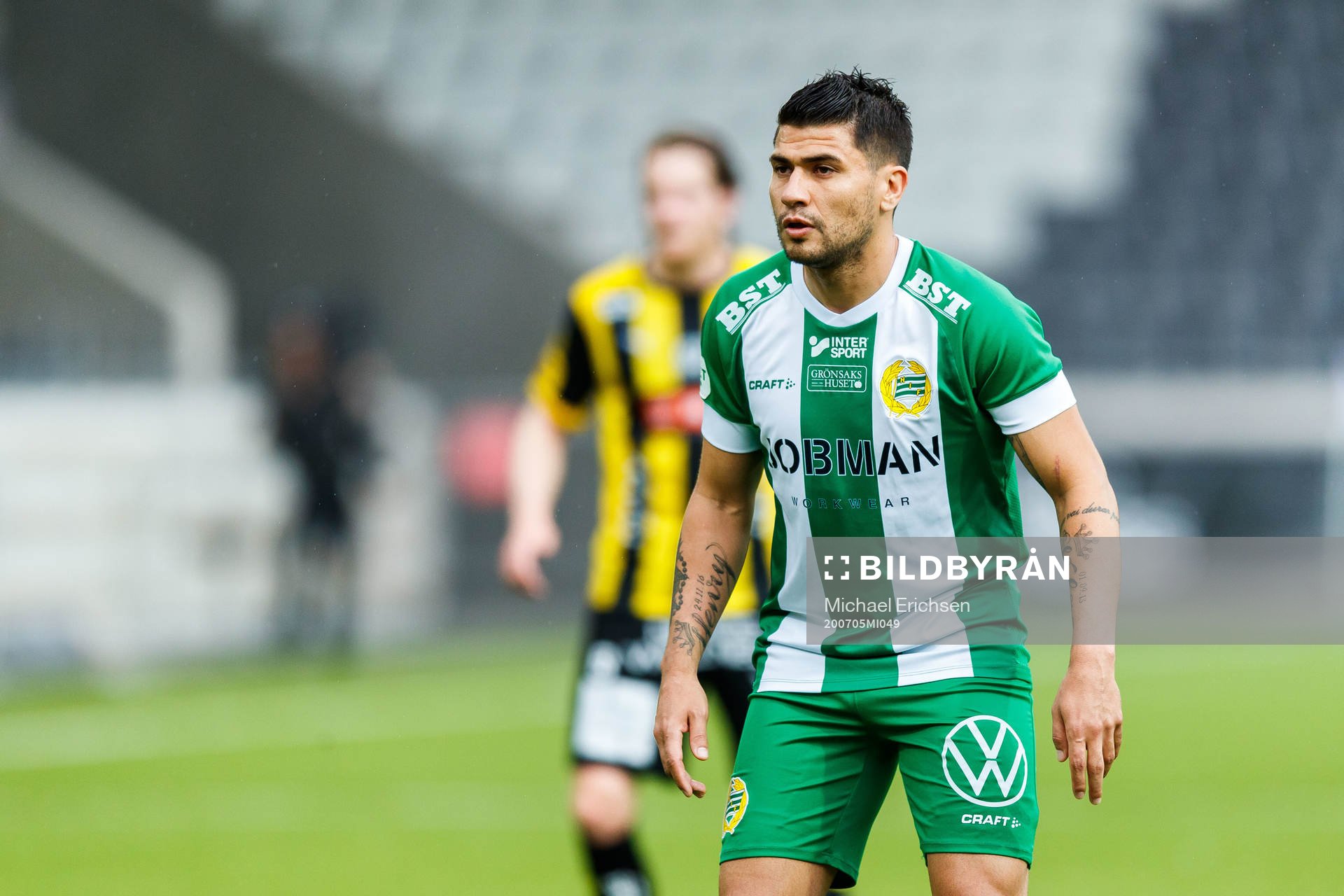 Hammarbys Paulinho under fotbollsmatchen i Allsvenskan mellan Häcken och Hammarby den 5 juli 2020 i Göteborg.