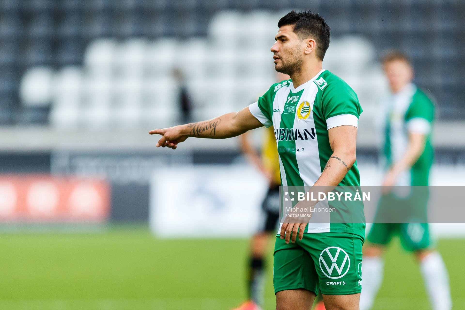 Hammarbys Paulinho under fotbollsmatchen i Allsvenskan mellan Häcken och Hammarby den 5 juli 2020 i Göteborg.