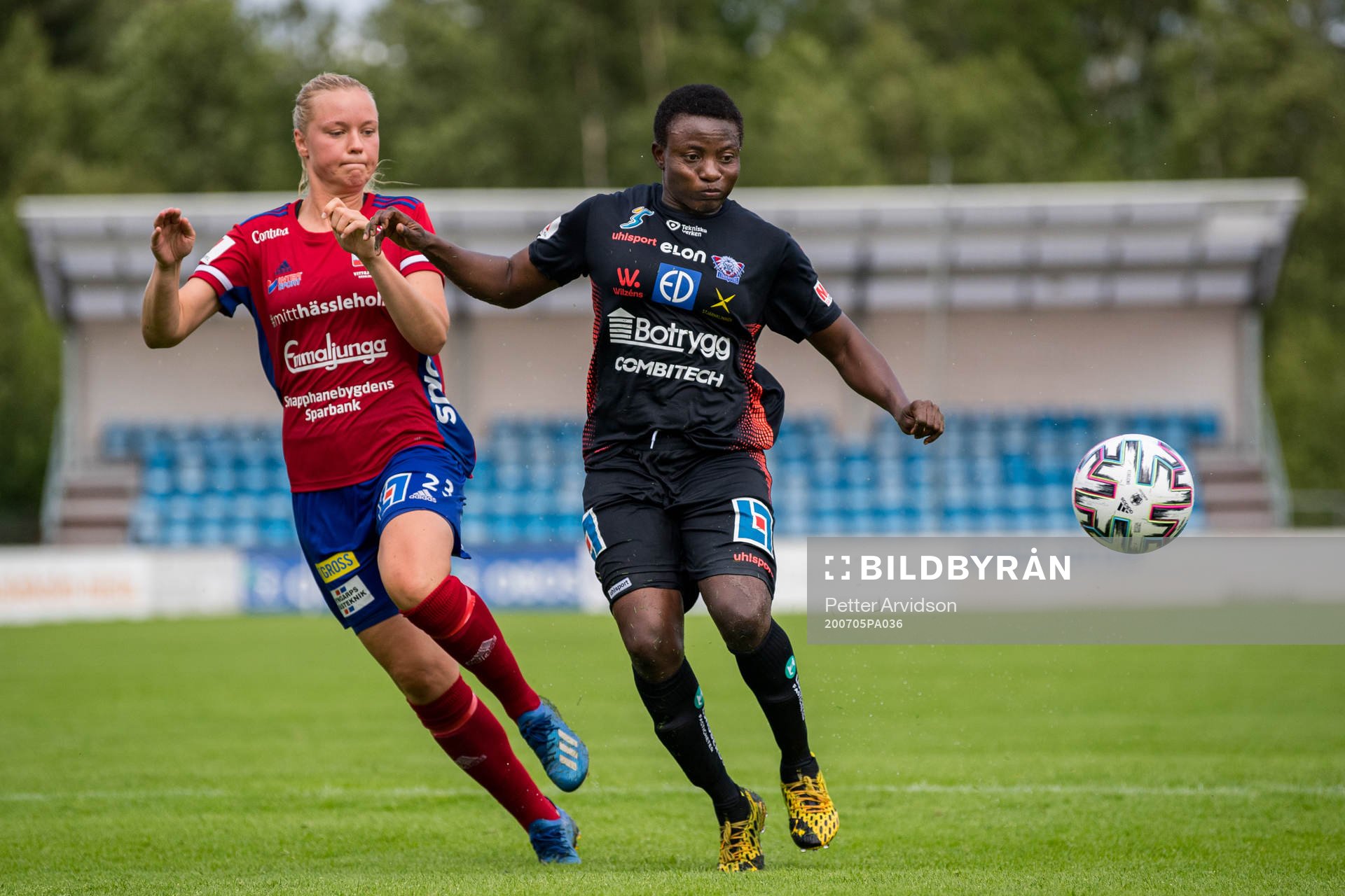 Vittsjös Kajsa Lind och Linköpings Orji Ebere