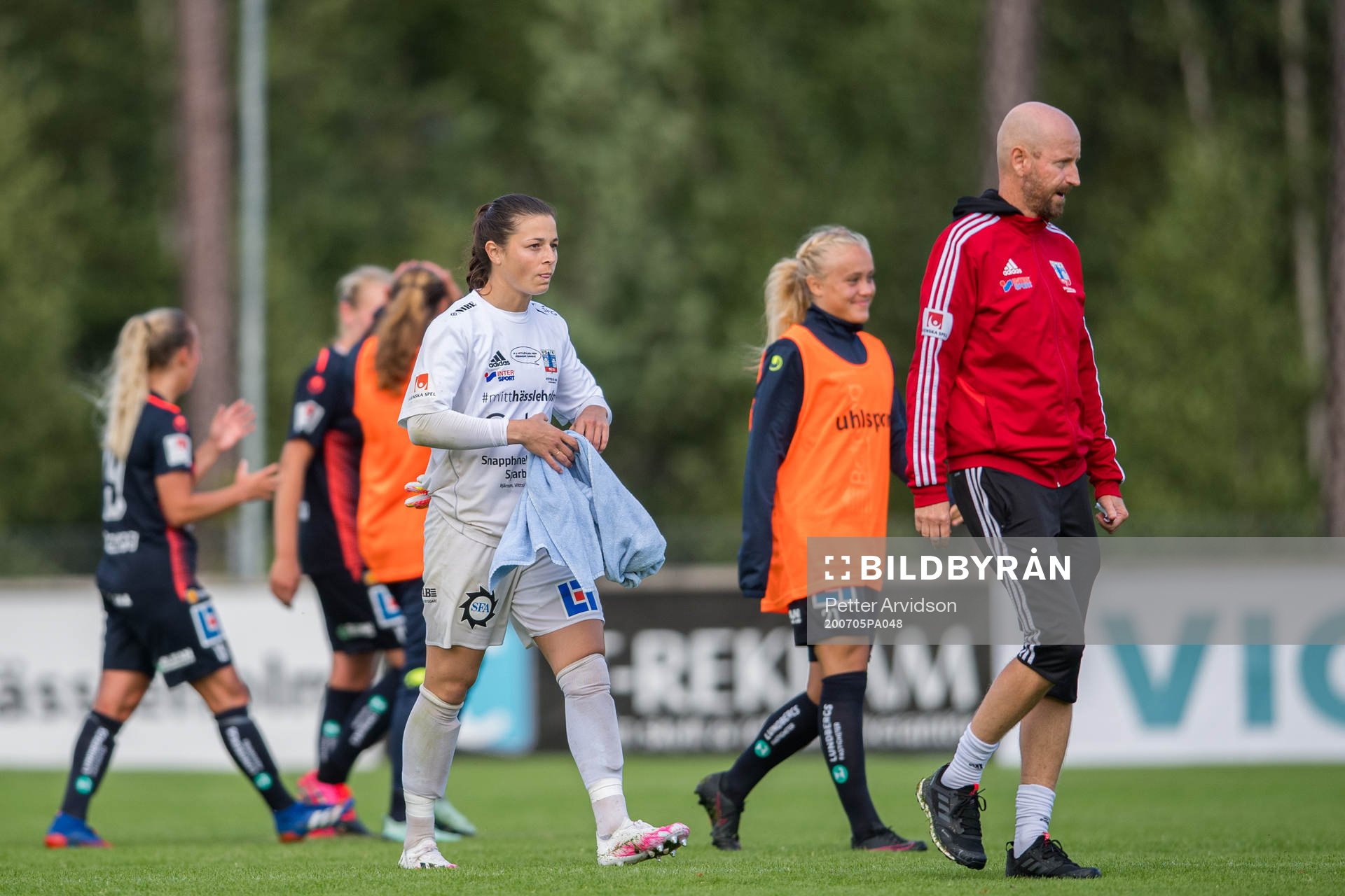 Vittsjös målvakt Sabrina D’Angelo deppar