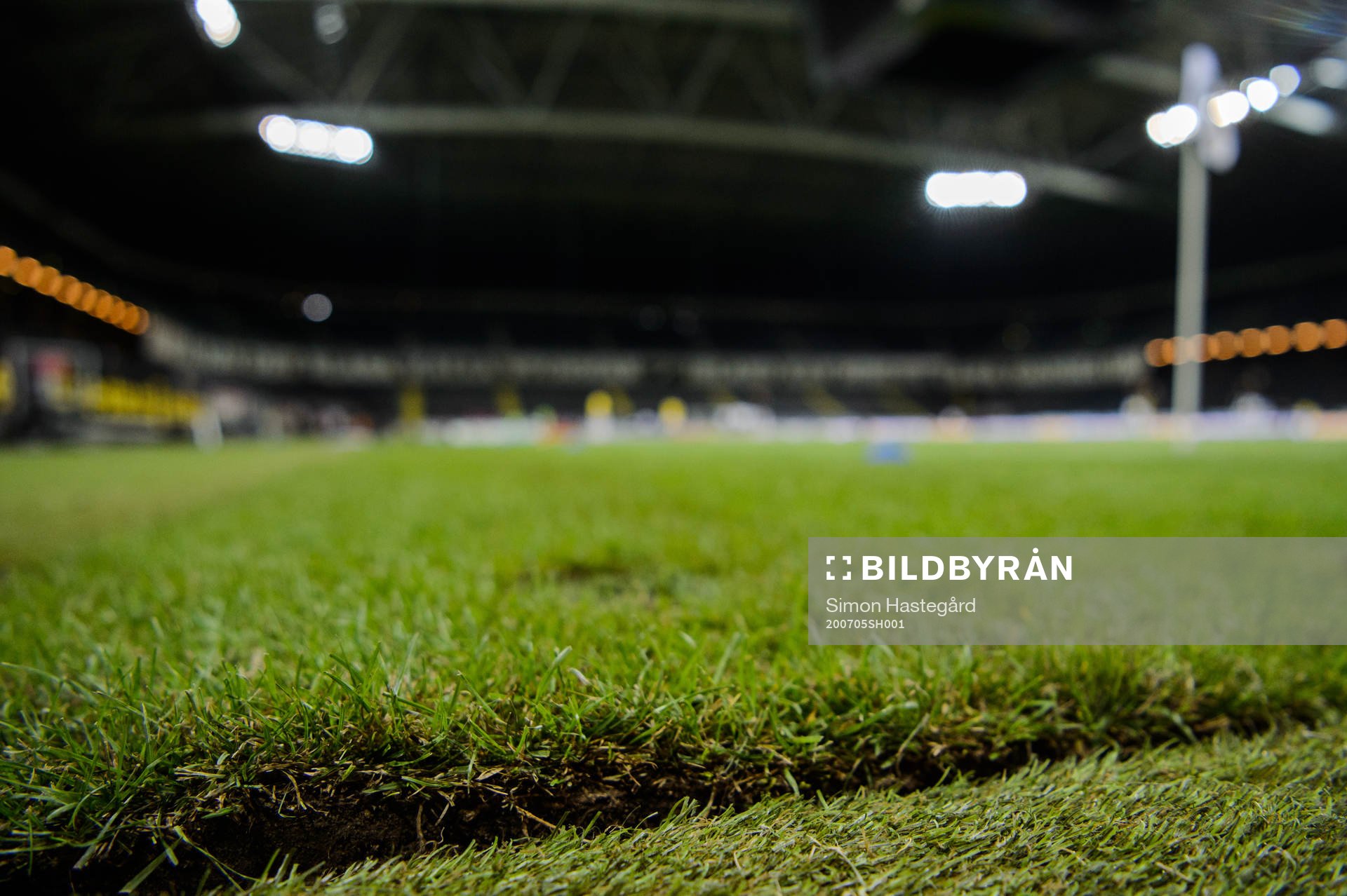 Gräsmattan på Friends Arena