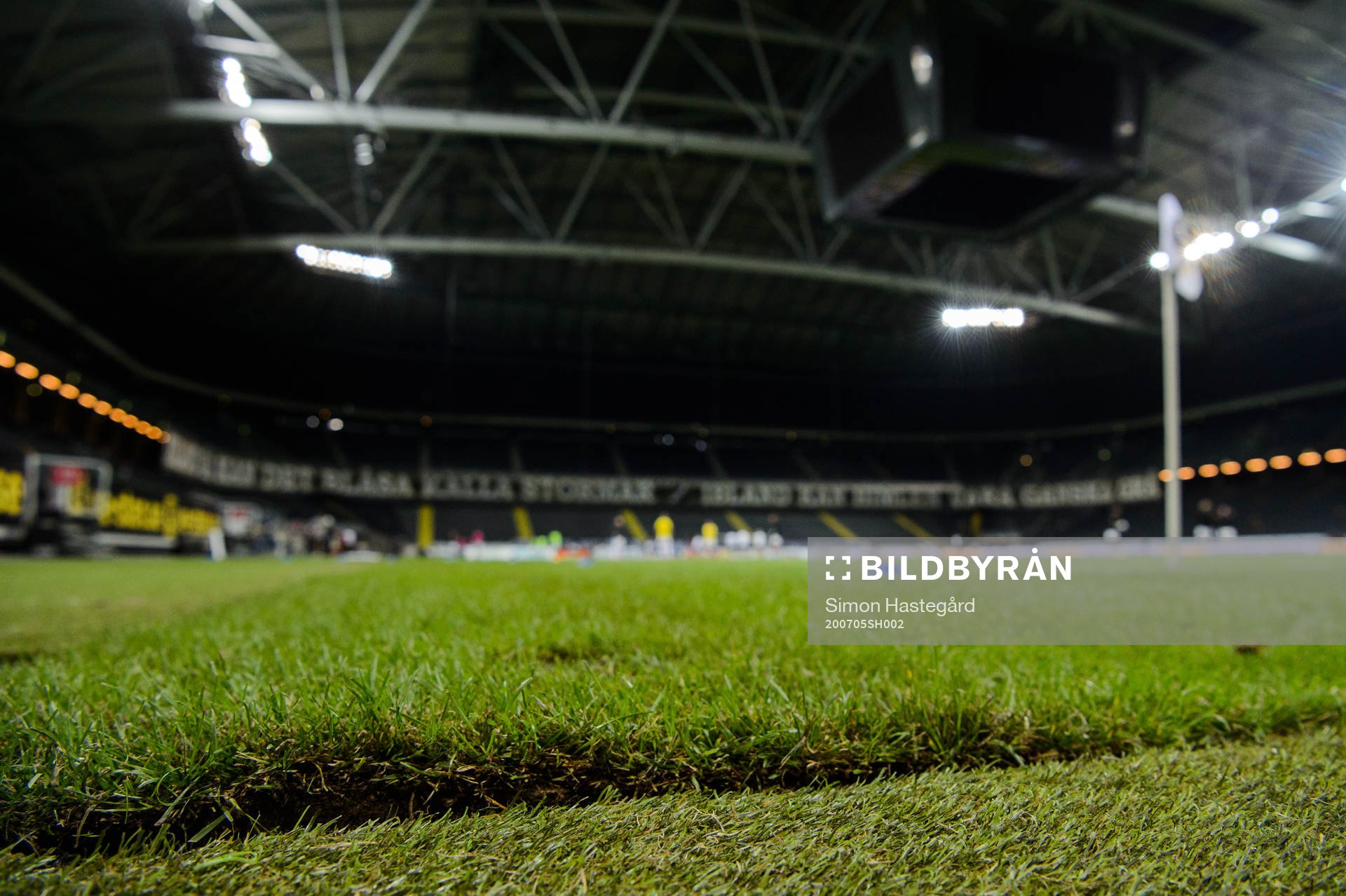 Gräsmattan på Friends Arena