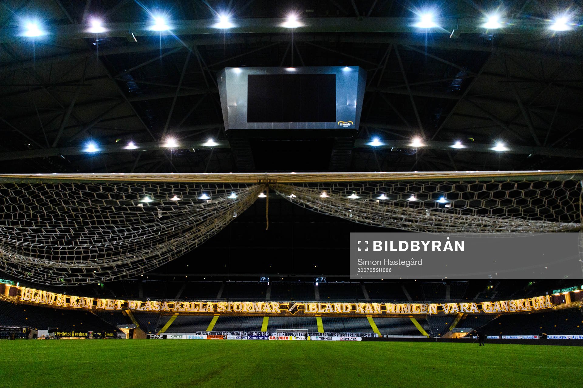 Nedsläckt Friends Arena