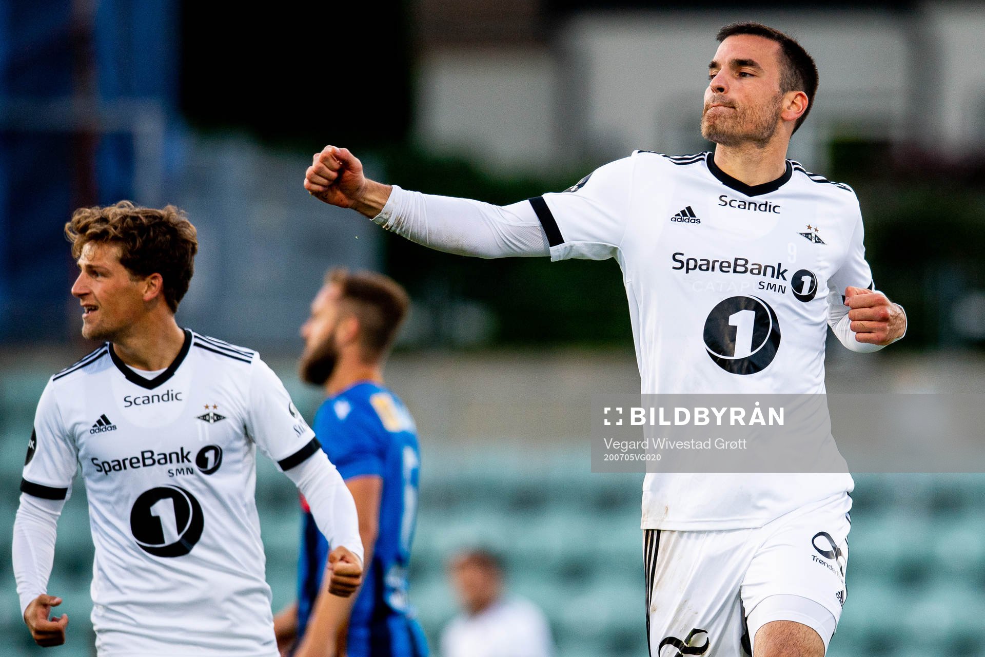 Dino Islamovic of Rosenborg celebrates